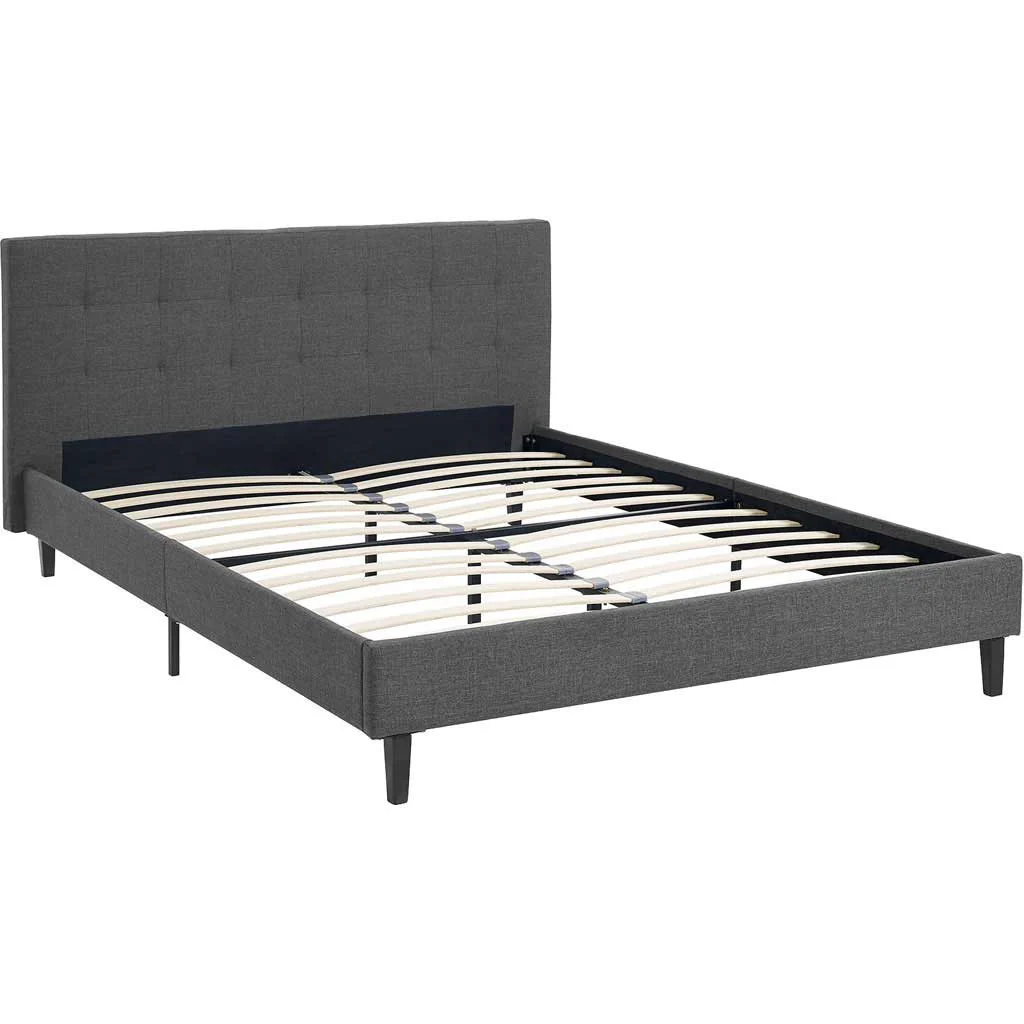 Lester Fabric Bed Gray - Image 4