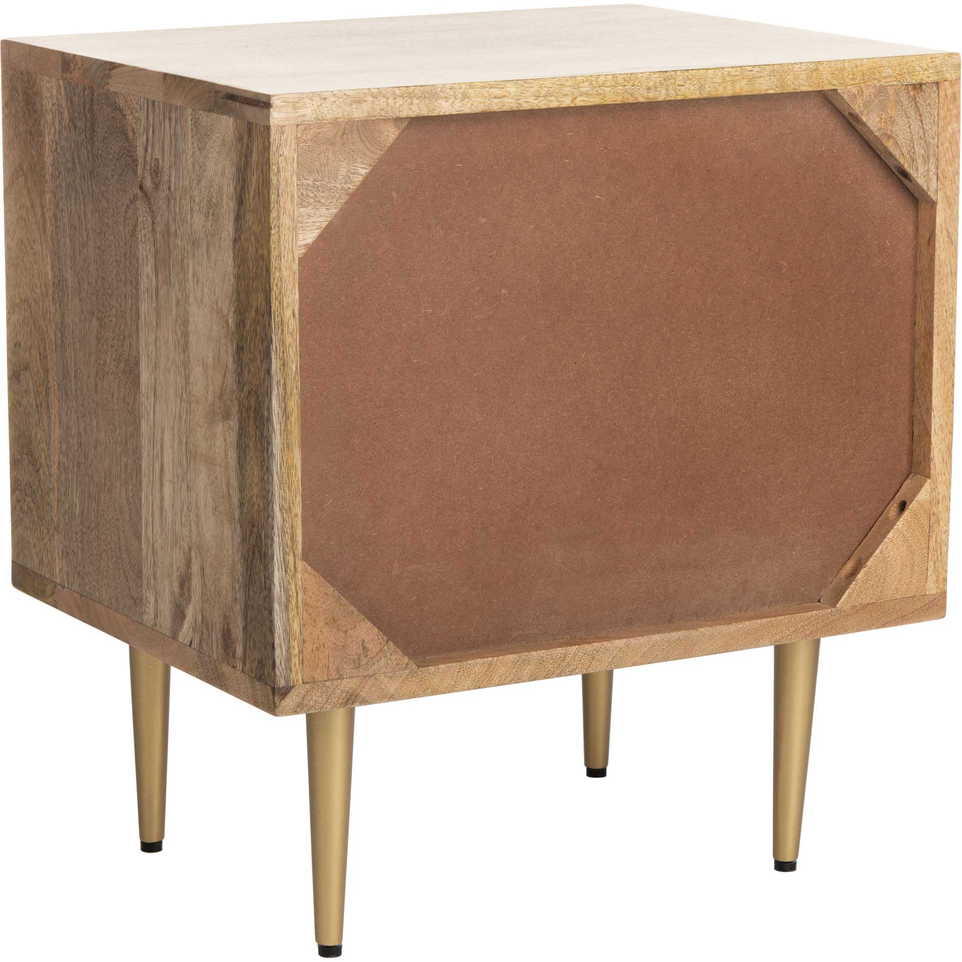 Lester Nightstand Natural/Brass - Image 5