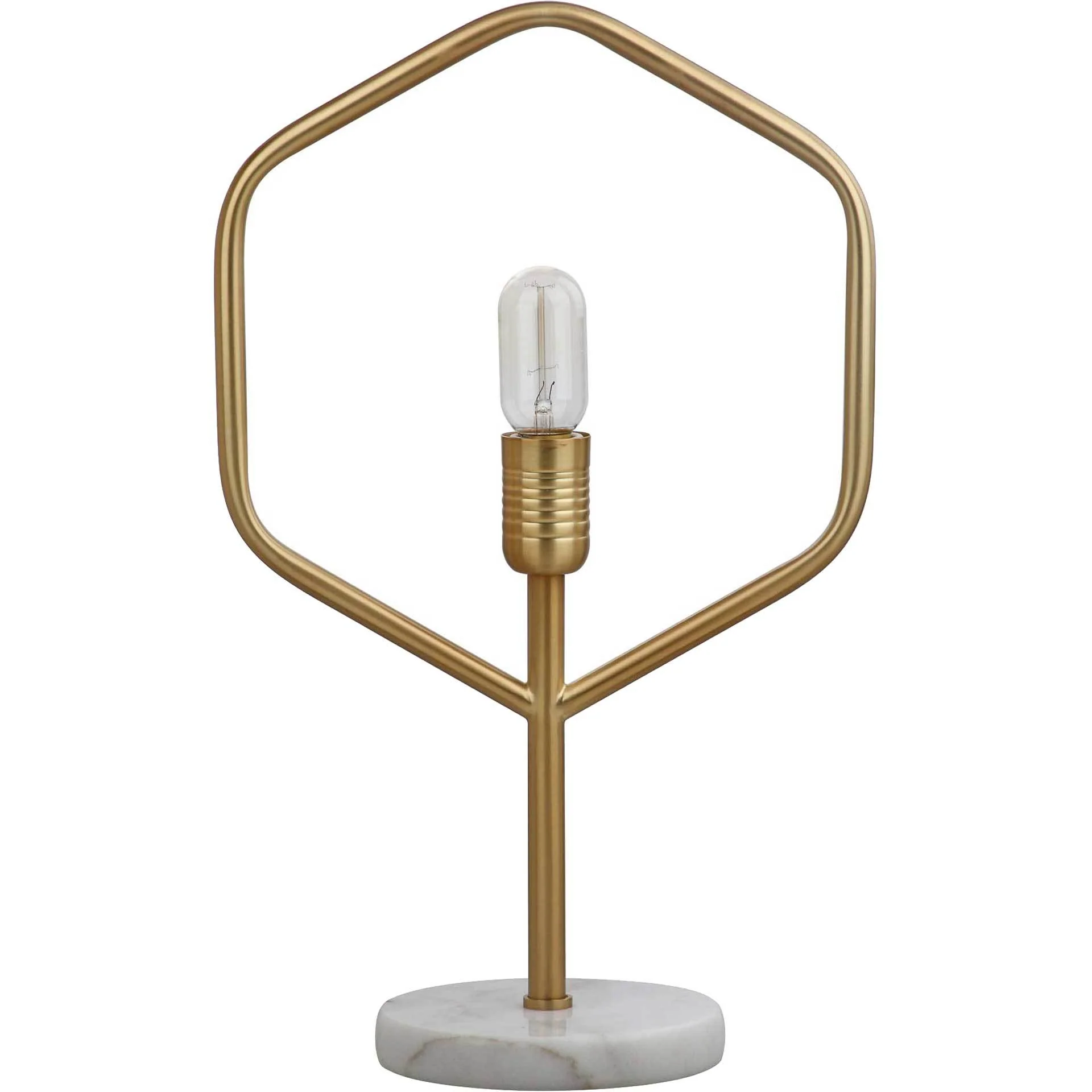 Lewis Table Lamp Gold/White Marble - Image 2