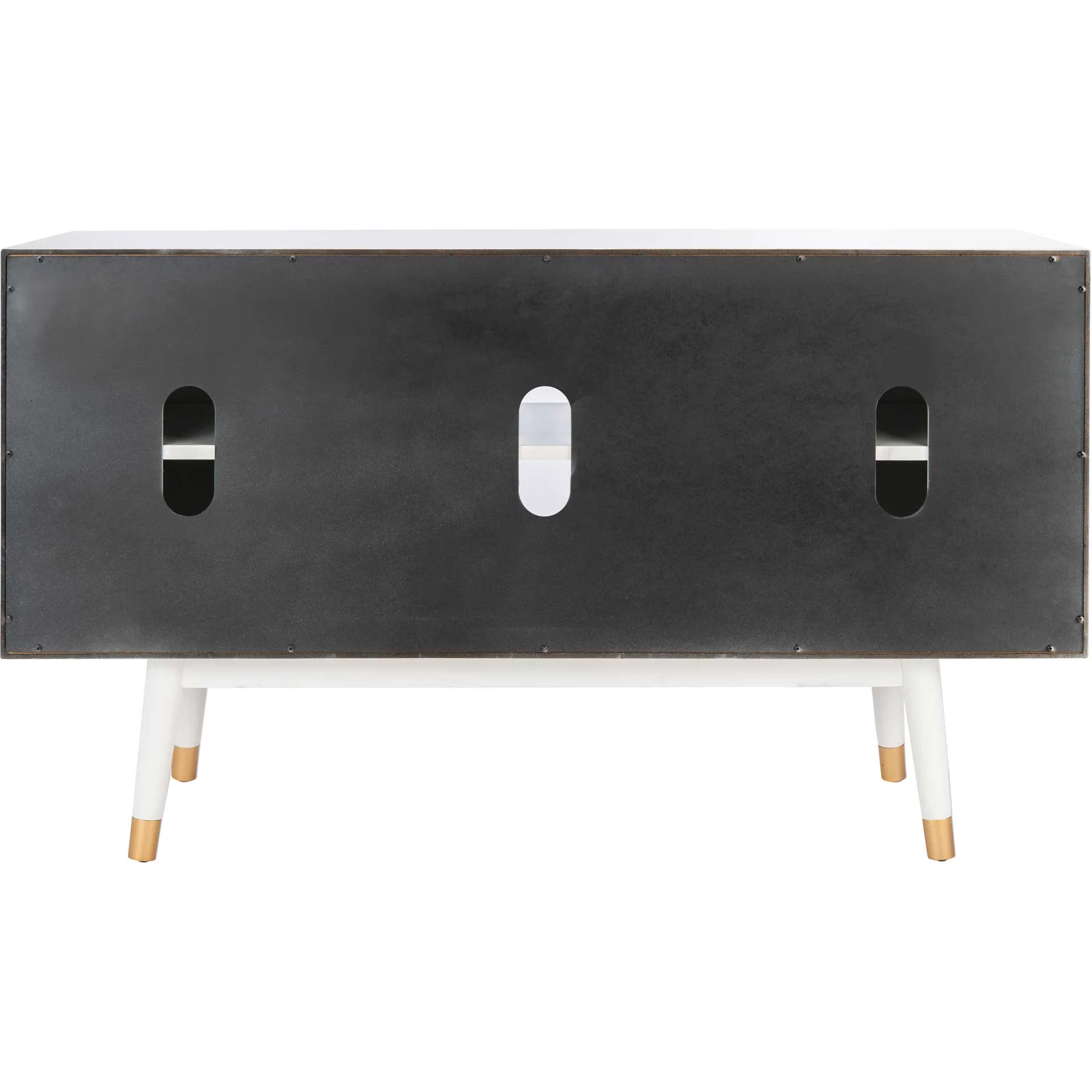 Liam 2 Door Media Stand White - Image 4