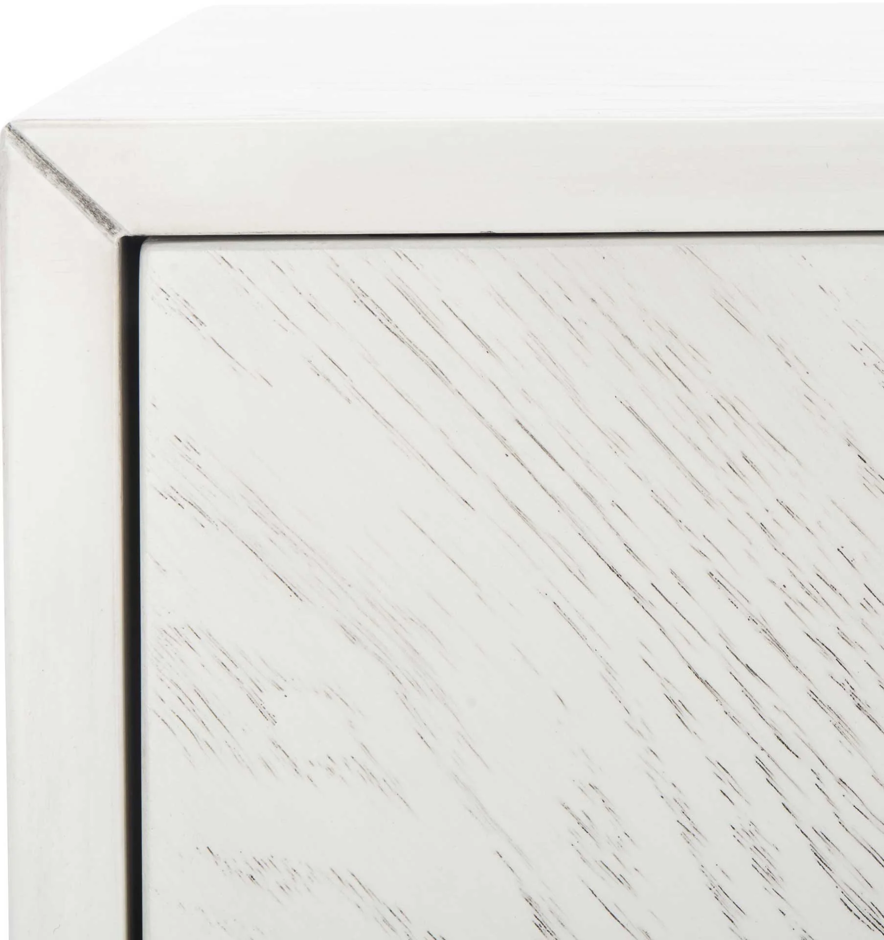 Liam 2 Door Media Stand White Washed - Image 6