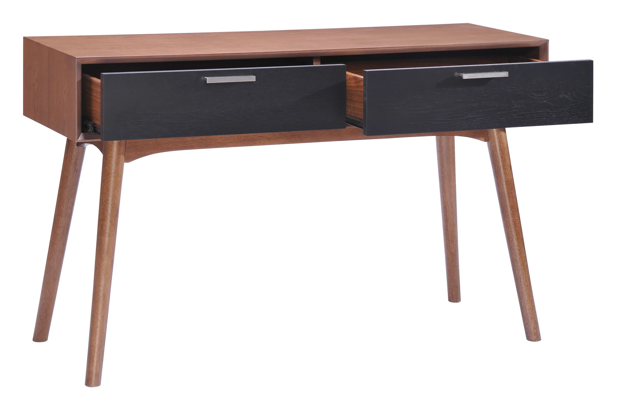 Liberty Bay Console Table Walnut & Black - Image 2