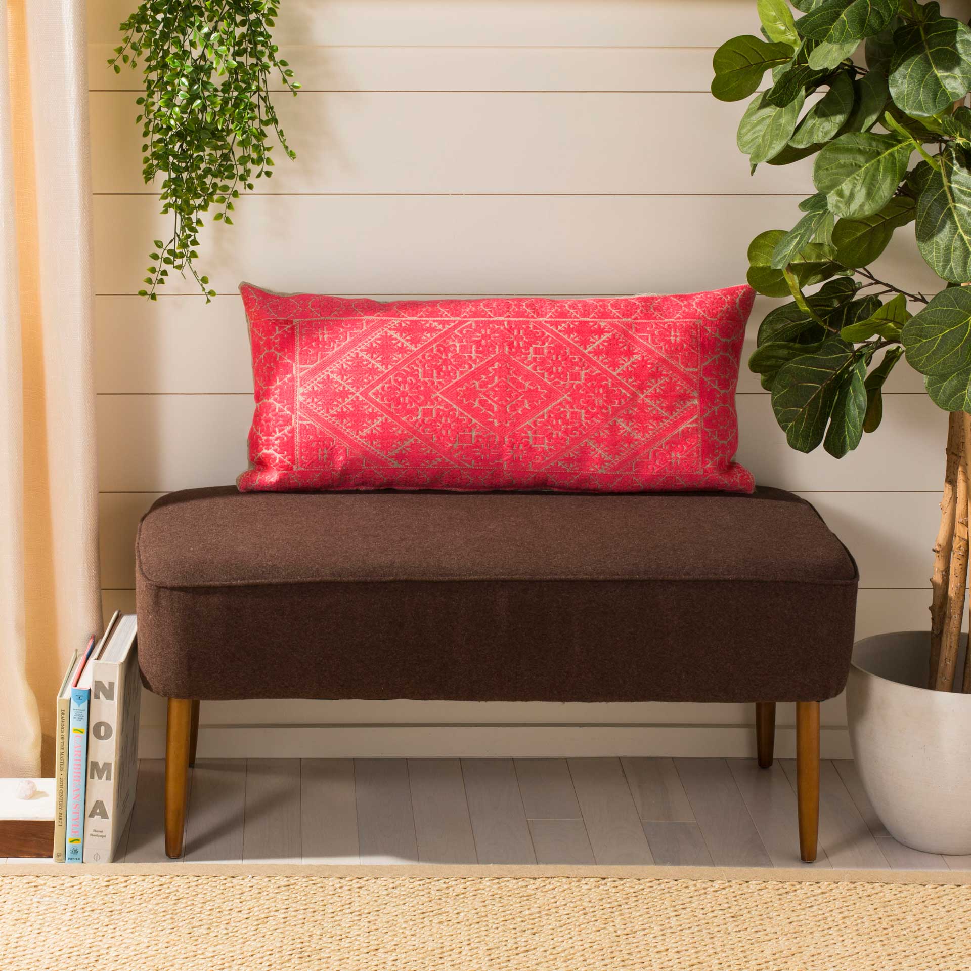 Liberty Pillow Red/Beige - Image 6