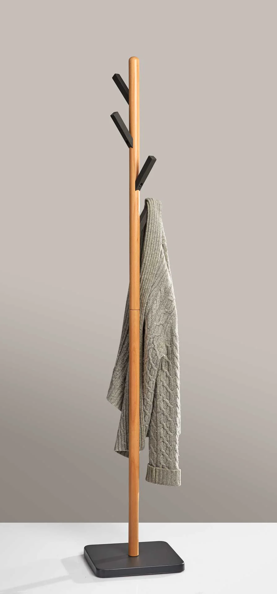 Lievin Coat Rack Natural/Gray - Image 4