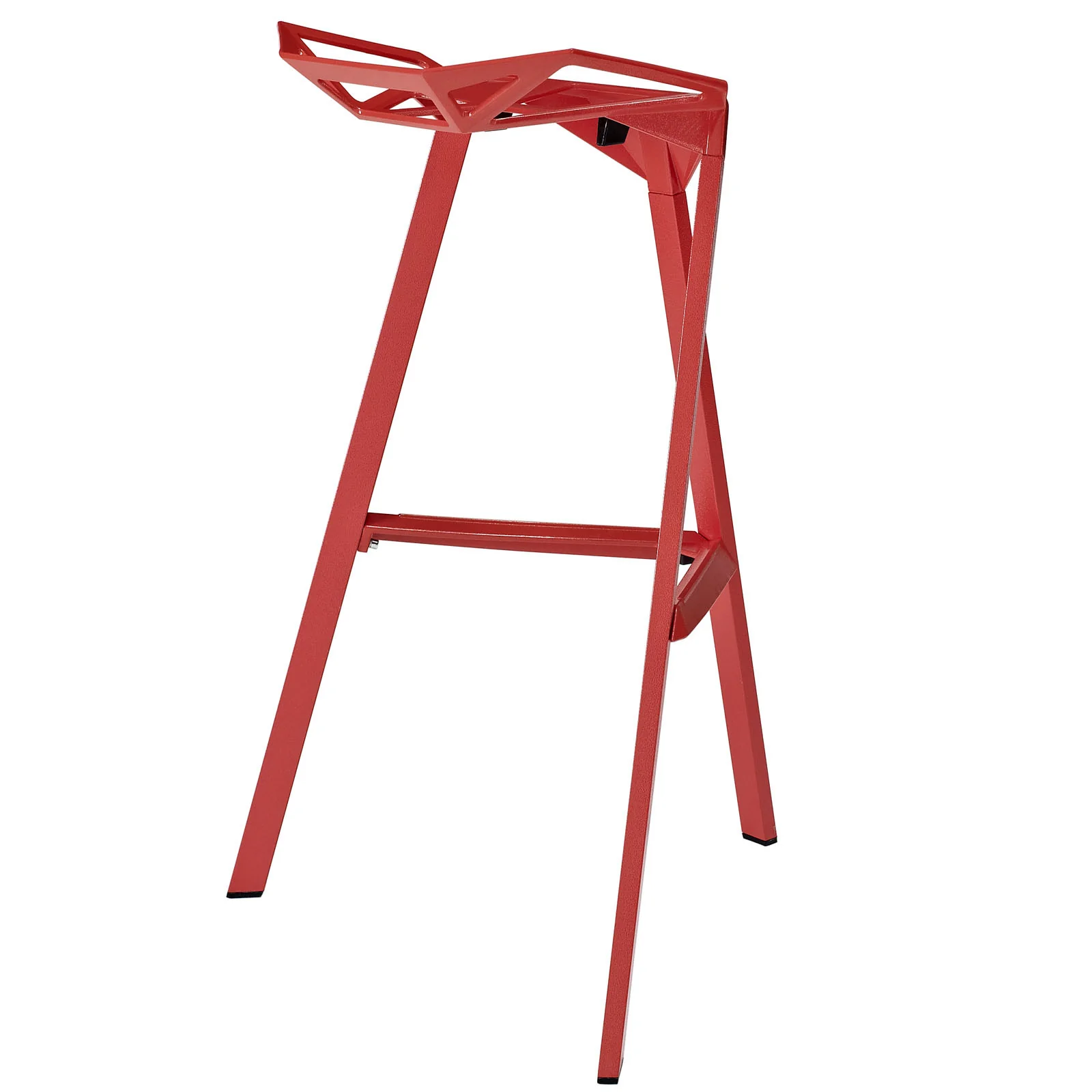 Lift Stacking Bar Stool Red - Image 3