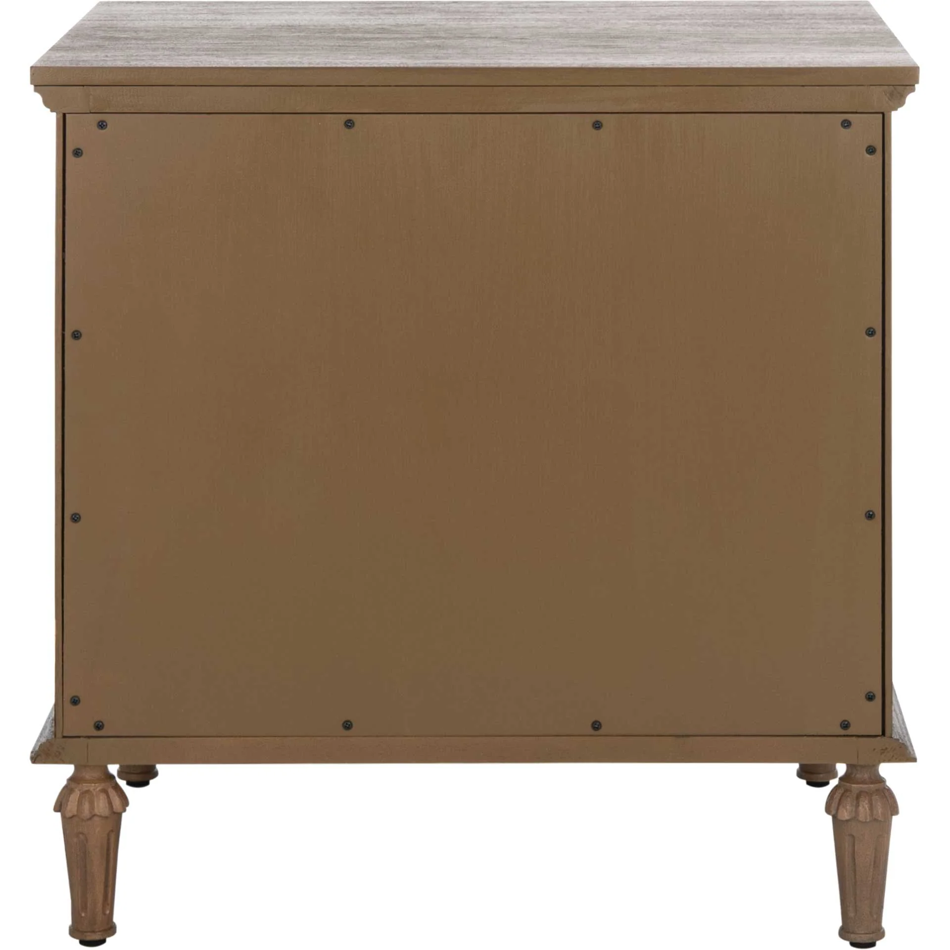Lila 1 Drawer Wood Nightstand Brown - Image 3