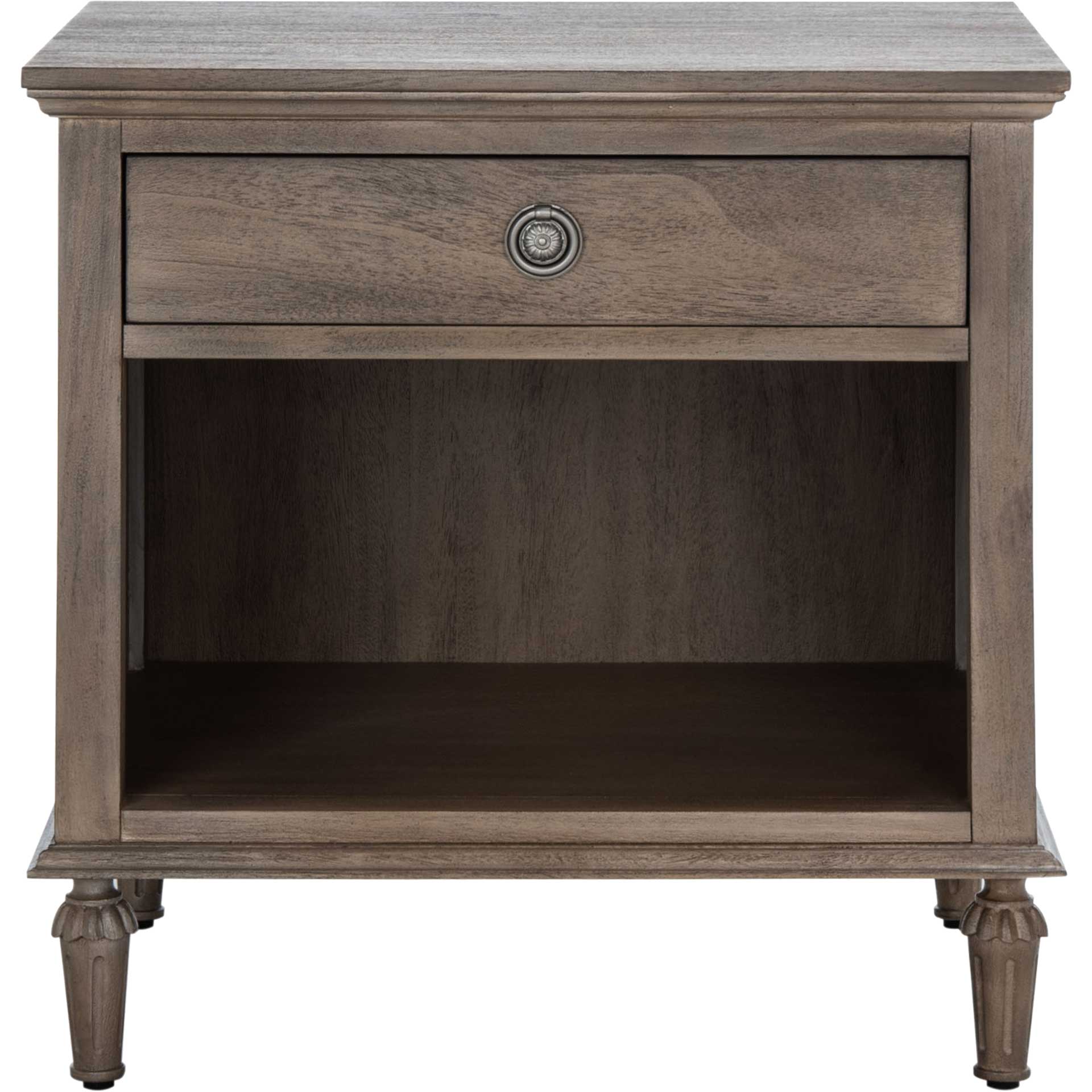 Lila 1 Drawer Wood Nightstand Light Brown - Image 2