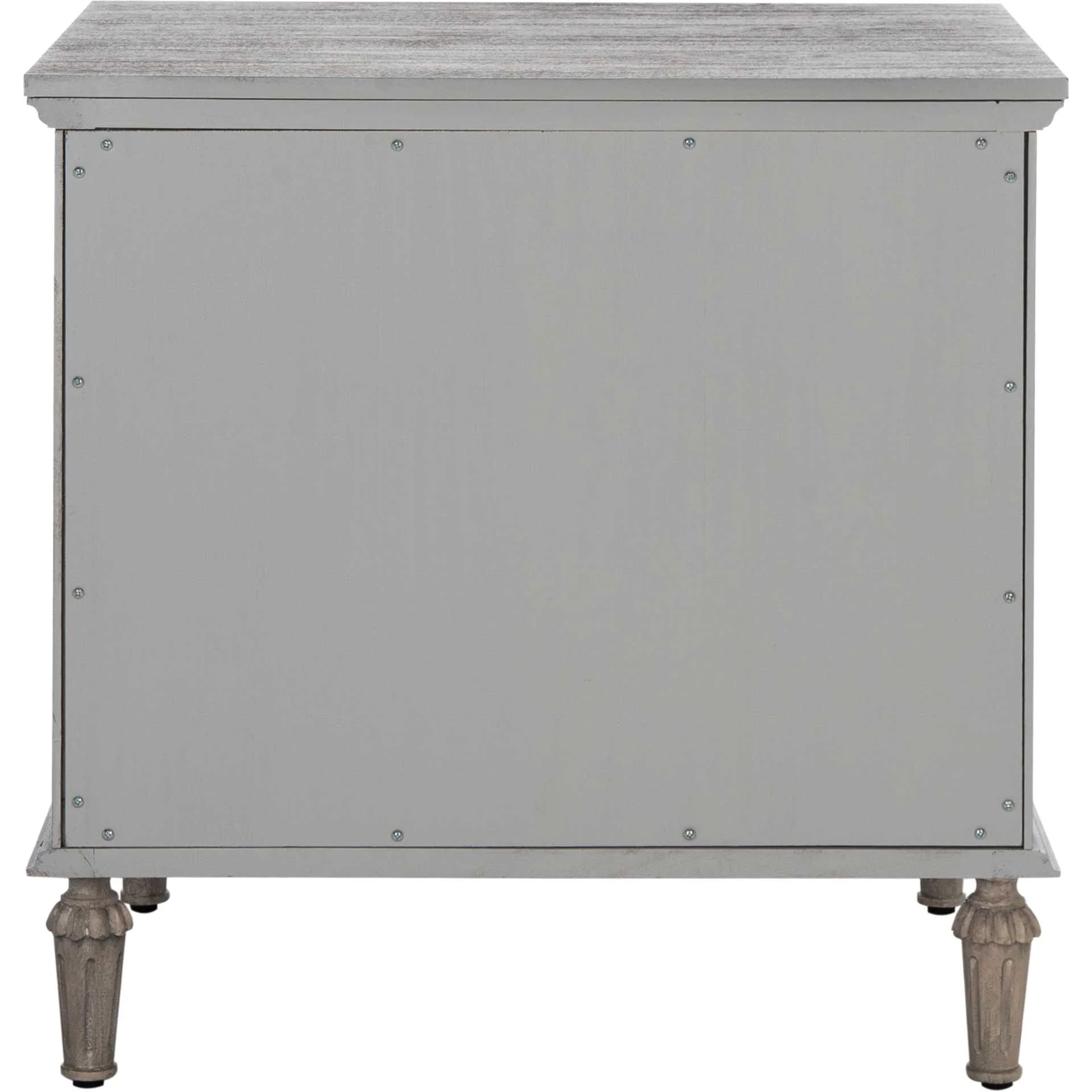 Lila 1 Drawer Wood Nightstand Light Gray - Image 4