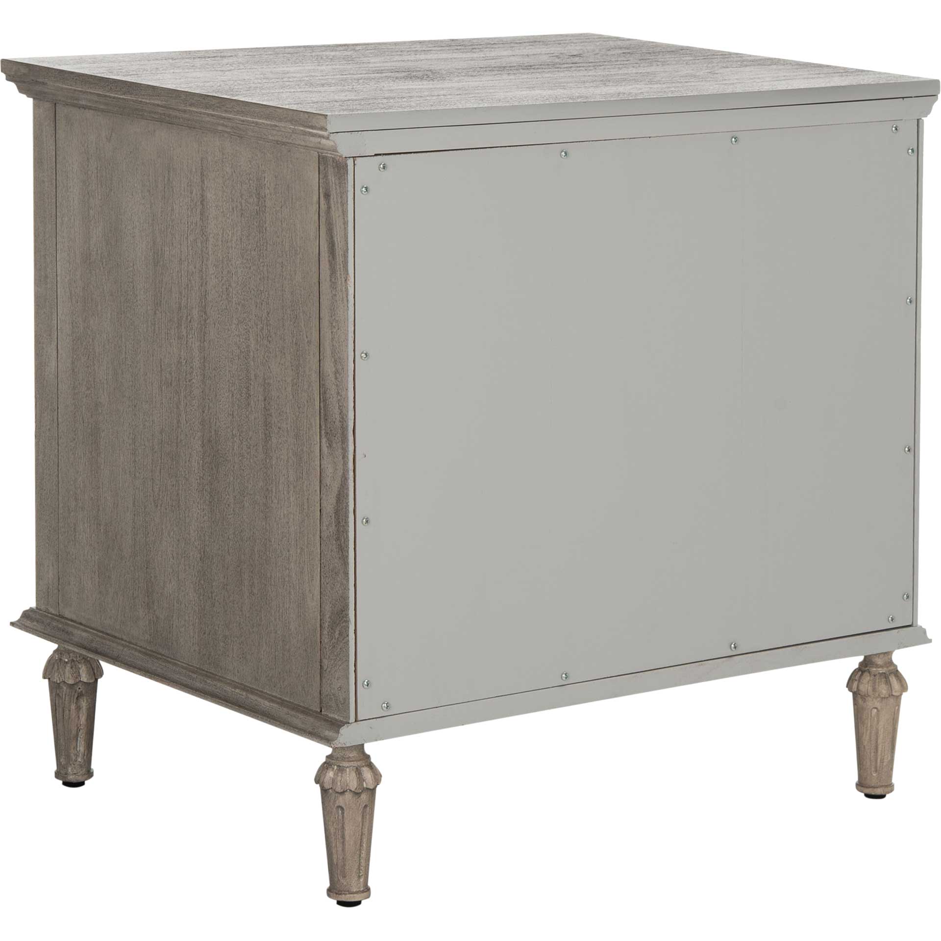 Lila 1 Drawer Wood Nightstand Light Gray - Image 5