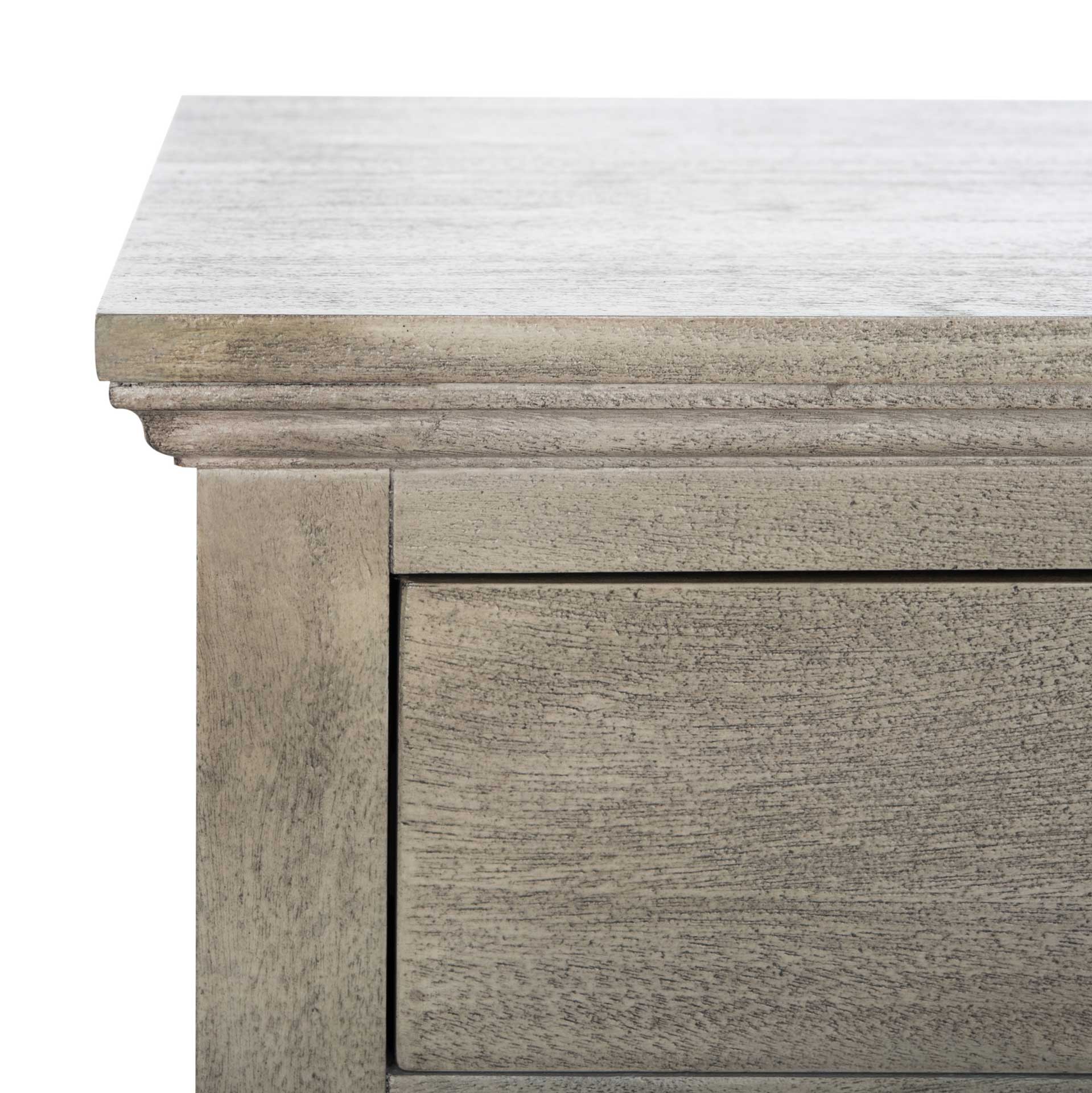 Lila 1 Drawer Wood Nightstand Light Gray - Image 7