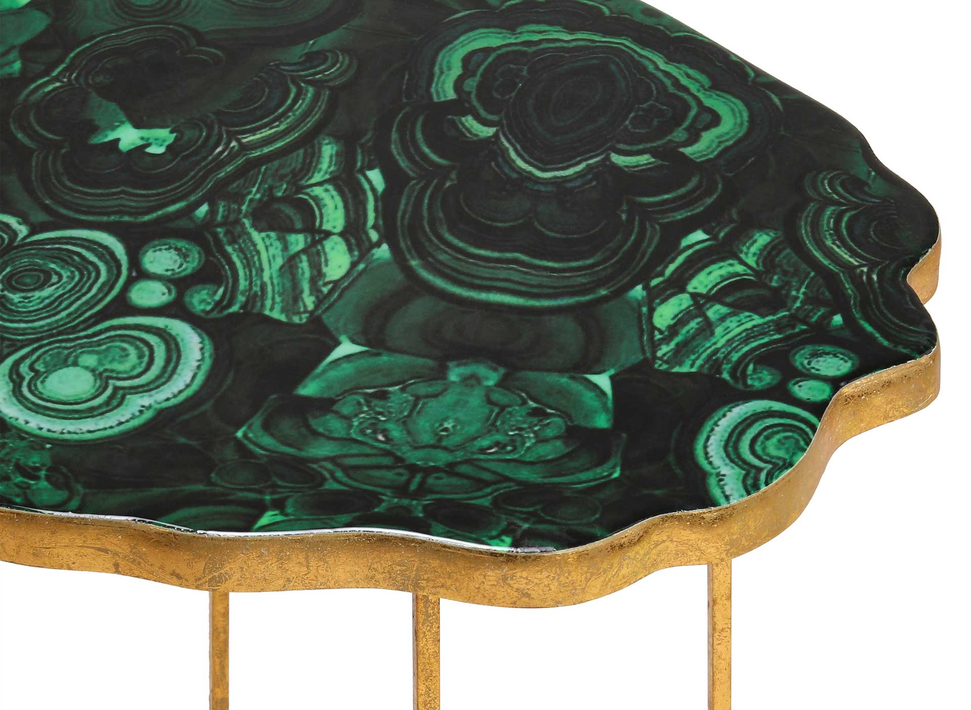 Lilian Agate Side Table Gold - Image 3