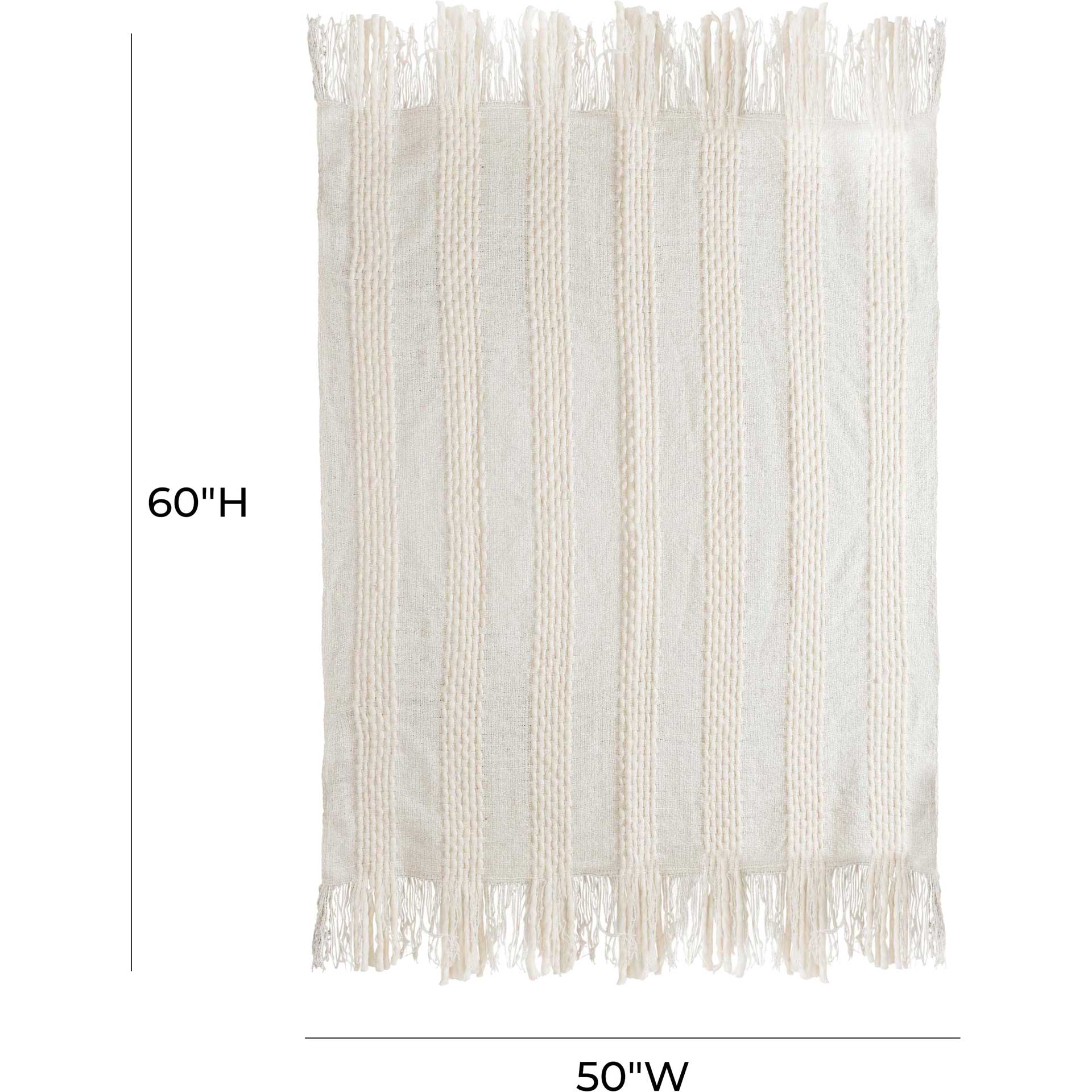 Liliana Cotton Throw White - Image 4