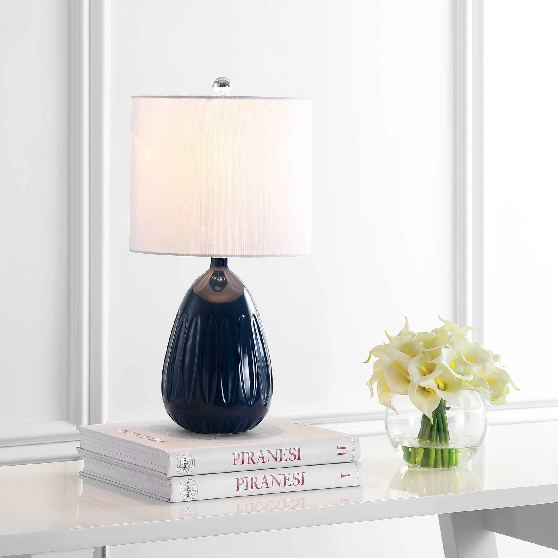 Liliana Table Lamp Navy - Image 4
