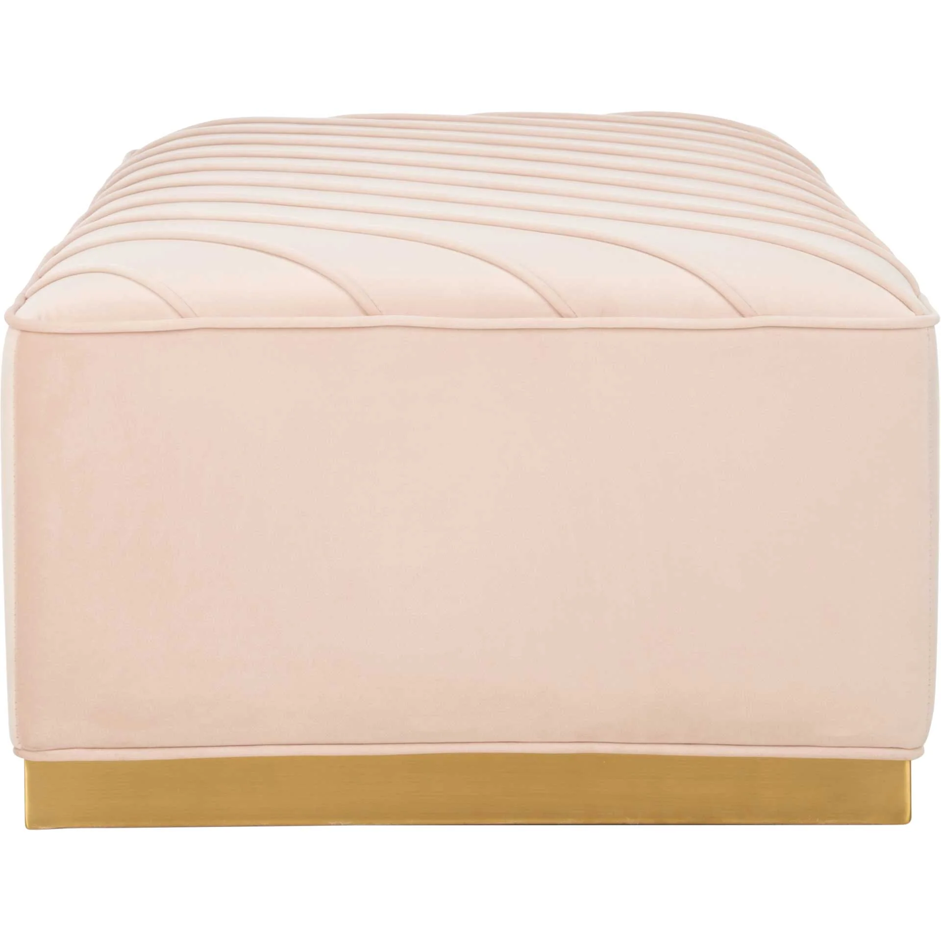 Lilith Diagonal Tufted Ottoman Light Pink - Image 3