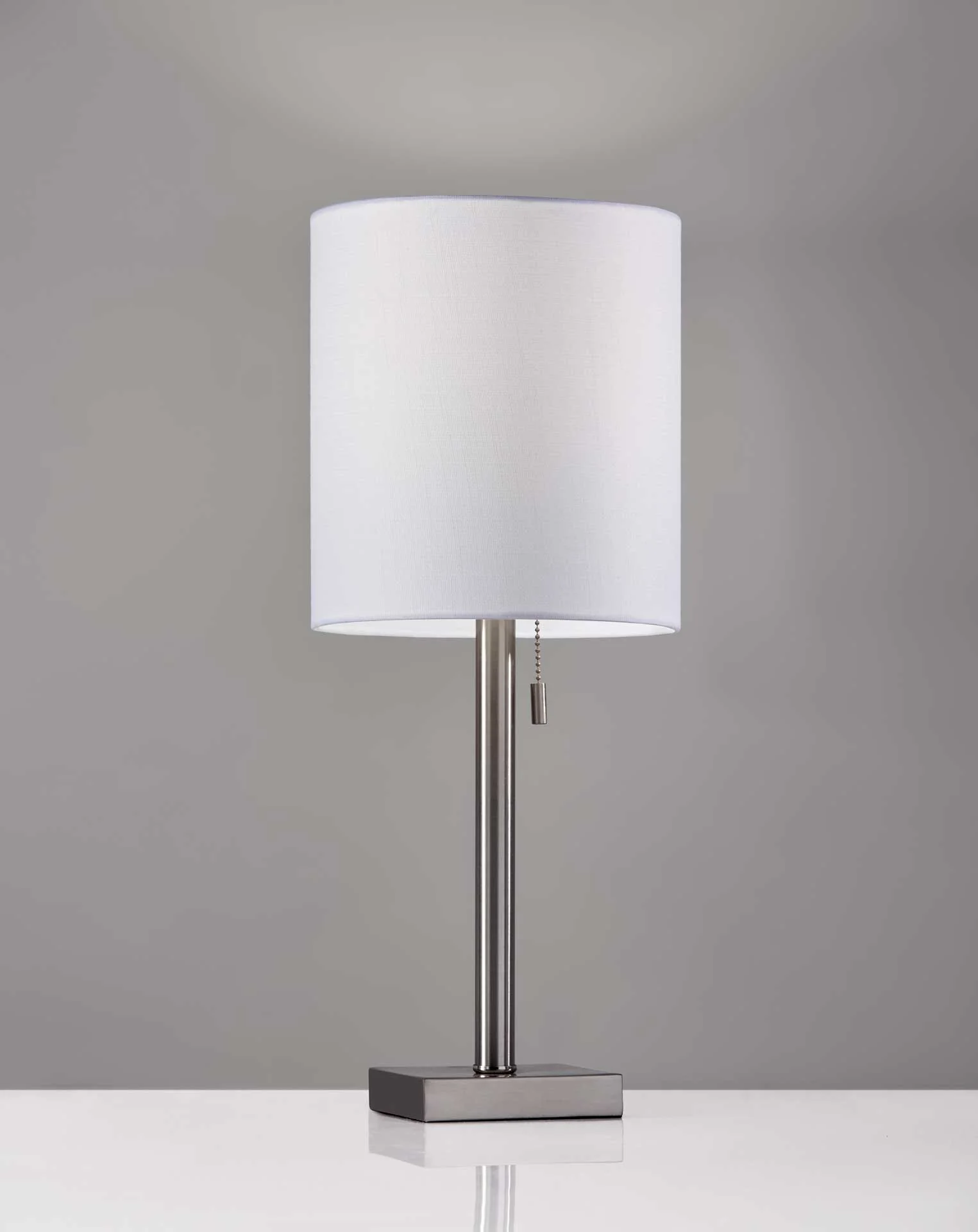 Lille Table Lamp Brushed Steel - Image 2