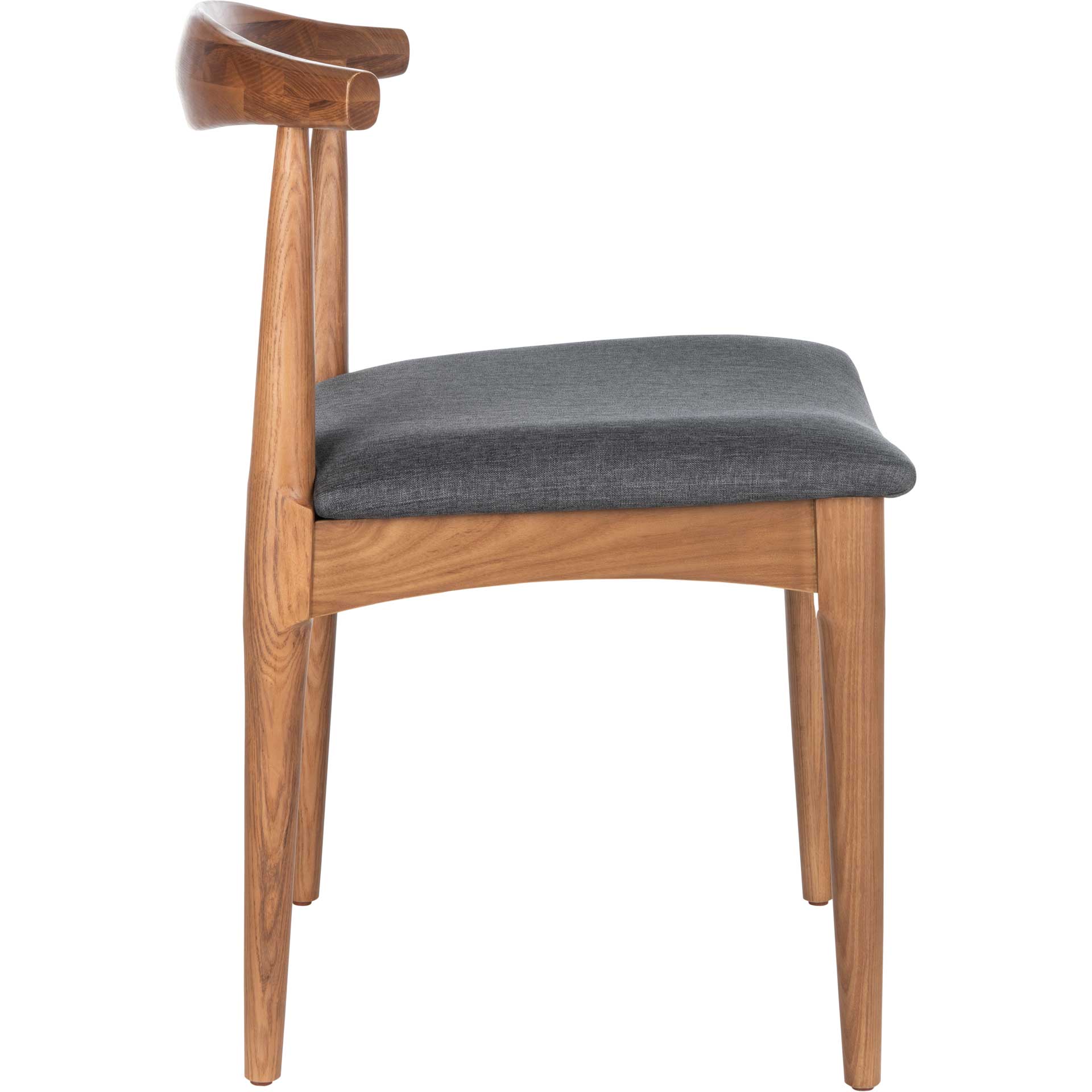 Lilly Dining Chair Brown/Dark Gray (Set of 2) - Image 4