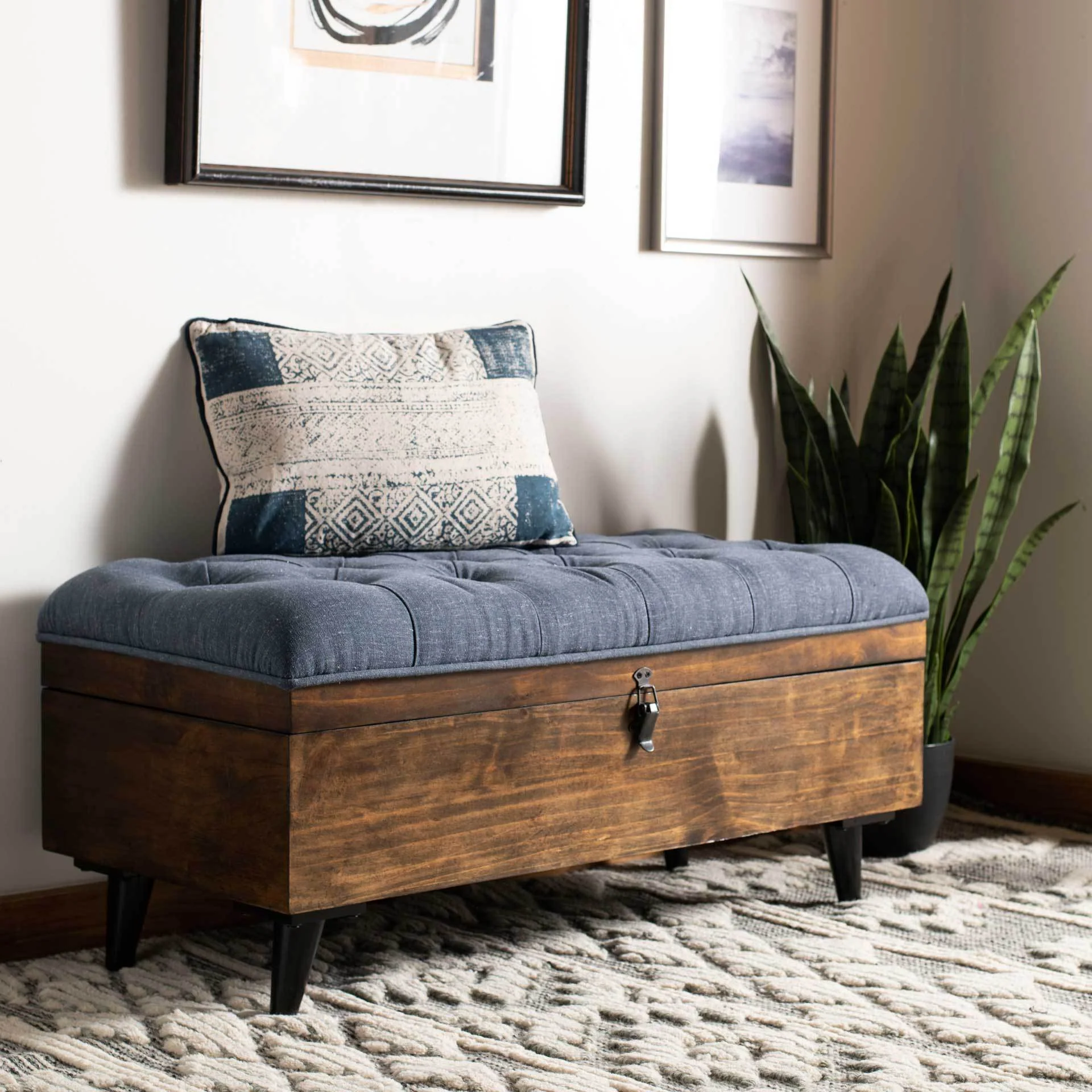 Lily Tufted Cocktail Ottoman - Image 6