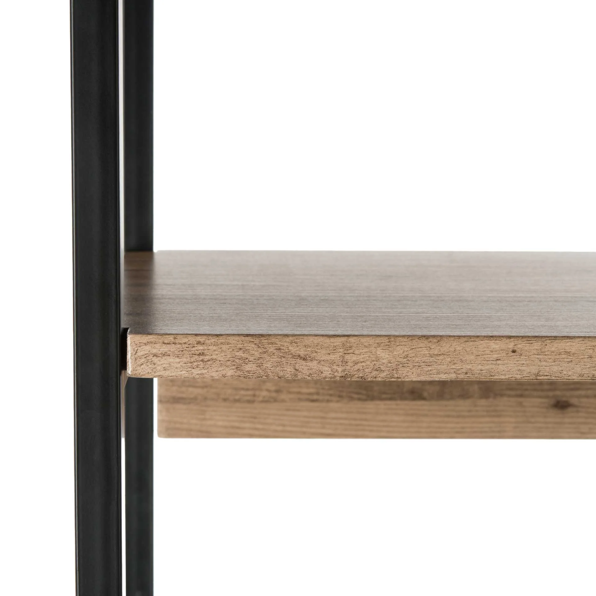 Lilyana Retro Mid Century 7 Tier Etagere Oak/Black - Image 7