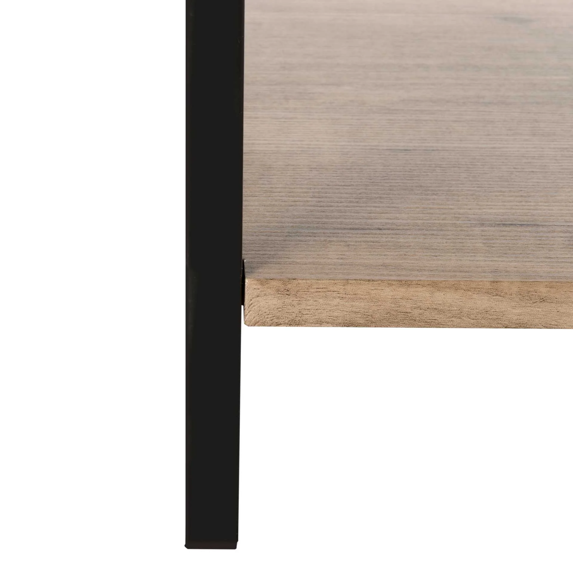 Lilyana Retro Mid Century 7 Tier Etagere Oak/Black - Image 8