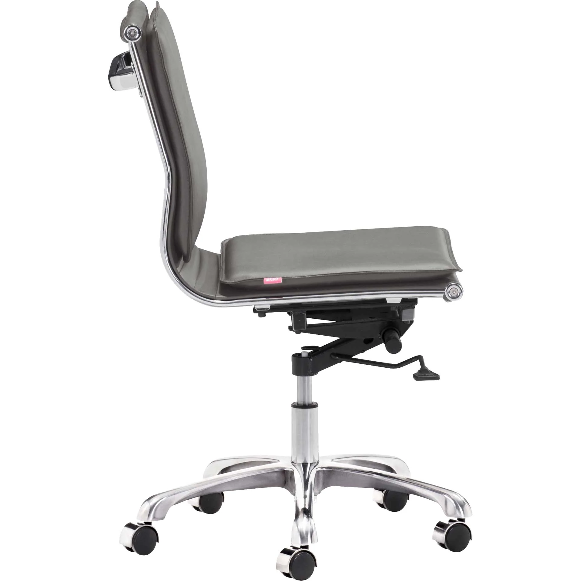 Lincoln Armless Office Chair Gray - Image 2