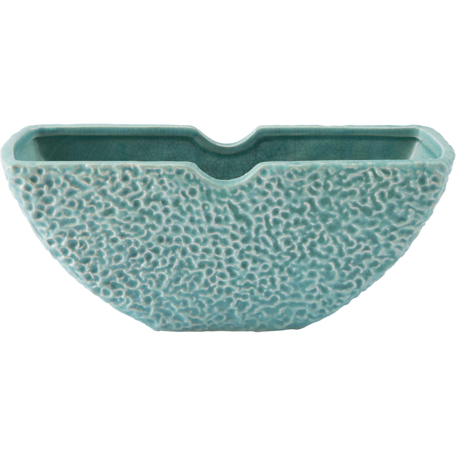 Lineal Half Moon Bowl Matte Green - Image 2