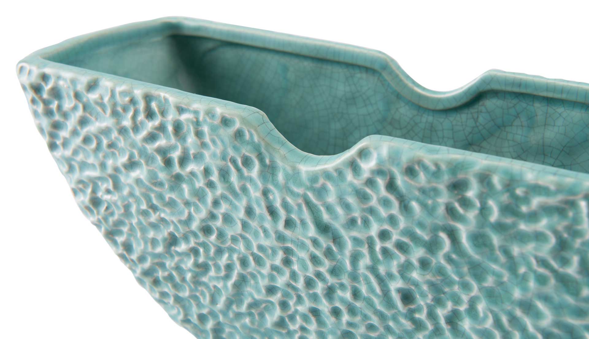 Lineal Half Moon Bowl Matte Green - Image 3