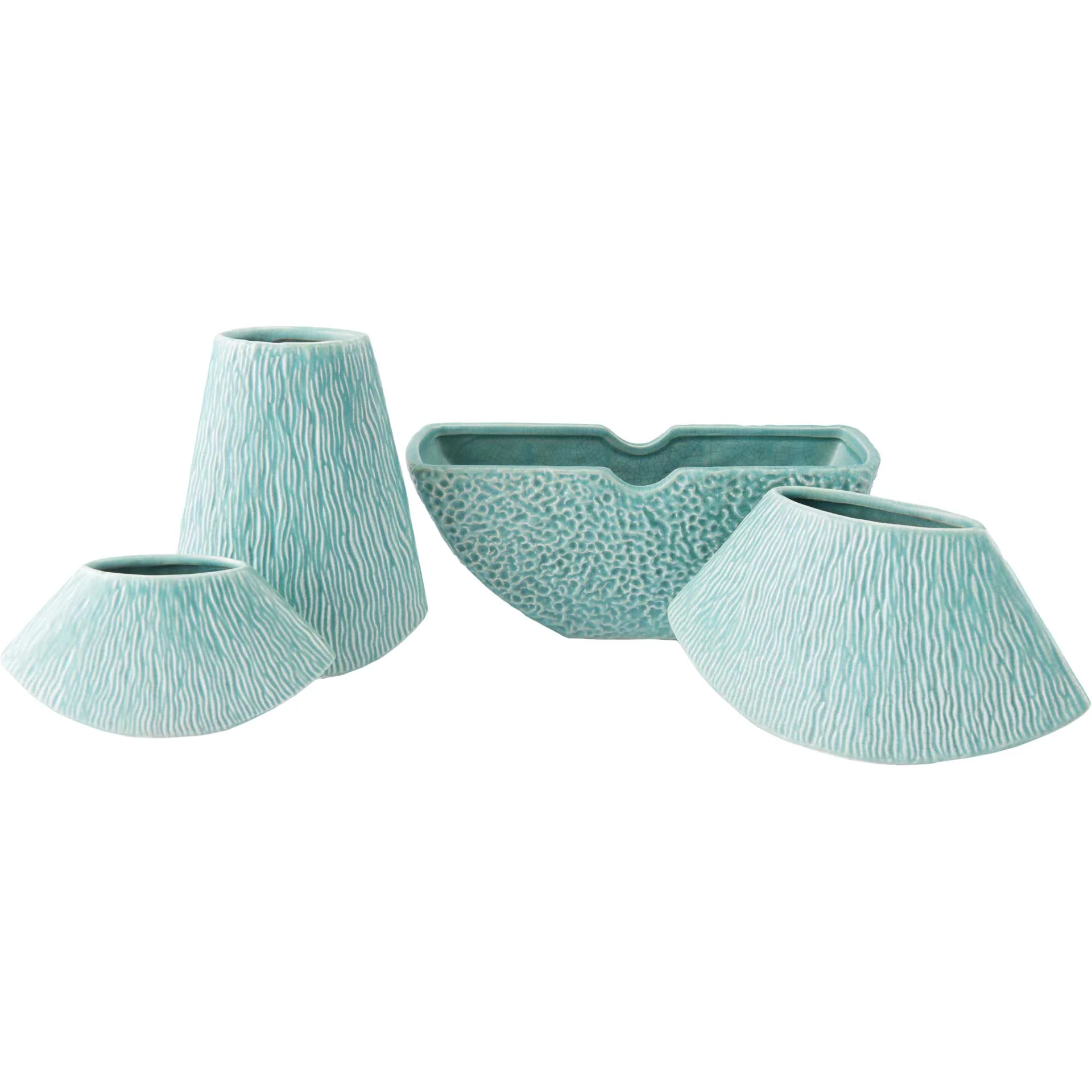 Lineal Vase Matte Green - Image 4