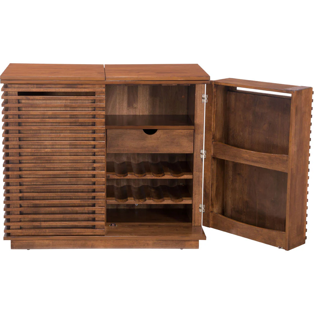 Linear Bar Cabinet Walnut - Image 5