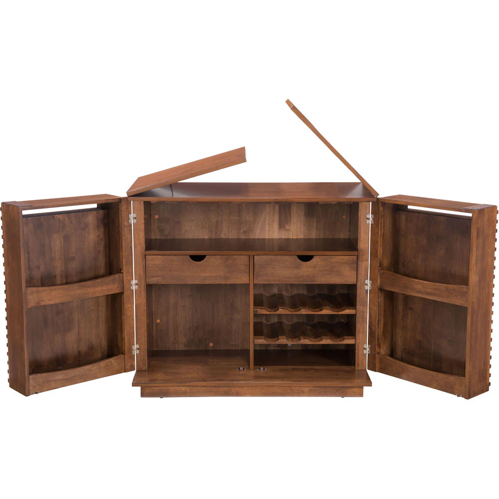 Linear Bar Cabinet Walnut - Image 6