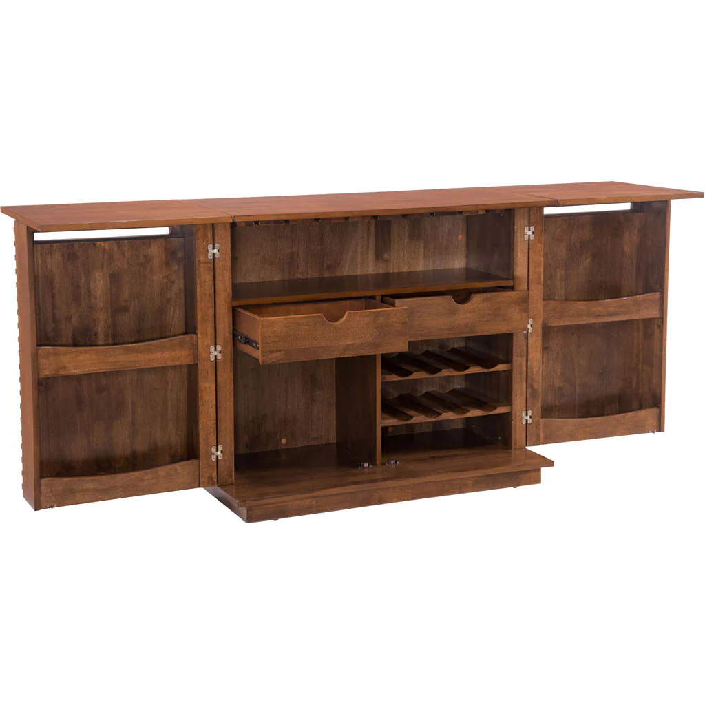 Linear Bar Cabinet Walnut - Image 7