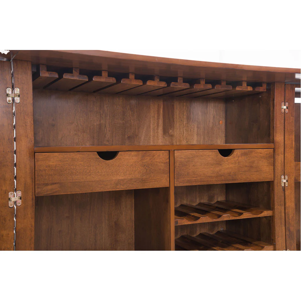 Linear Bar Cabinet Walnut - Image 8