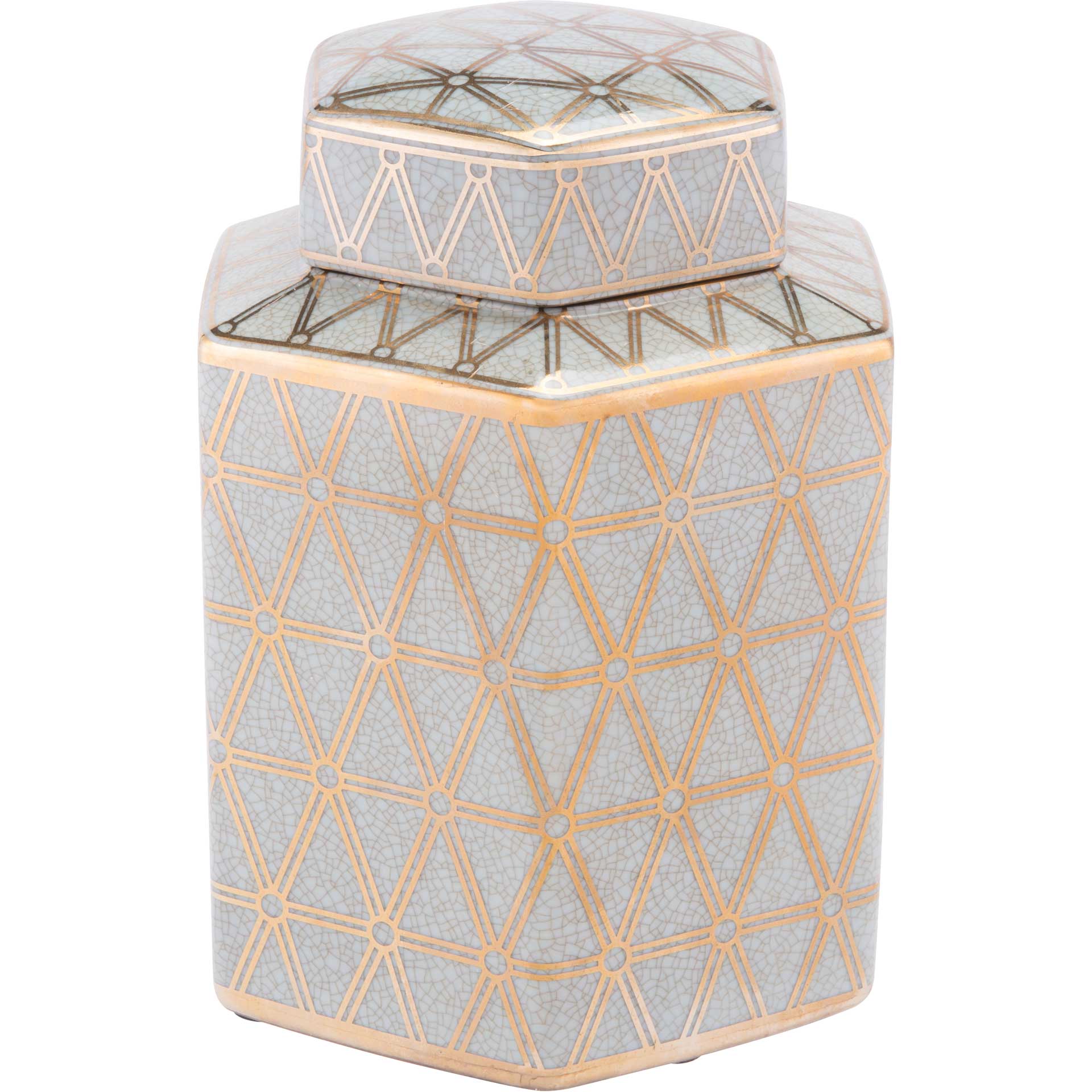 Link Covered Jar Gold/Blue - Image 6