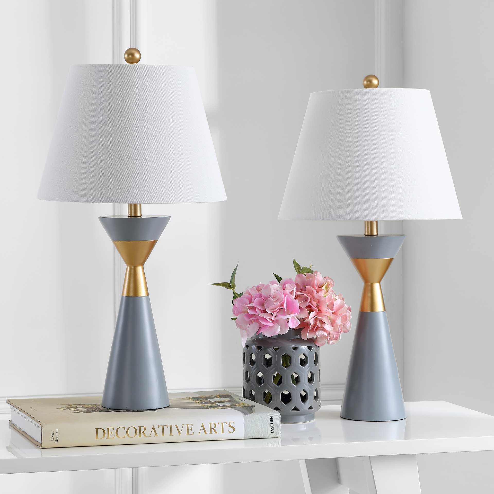 Lippa Table Lamp Gray/Gold (Set of 2) - Image 3