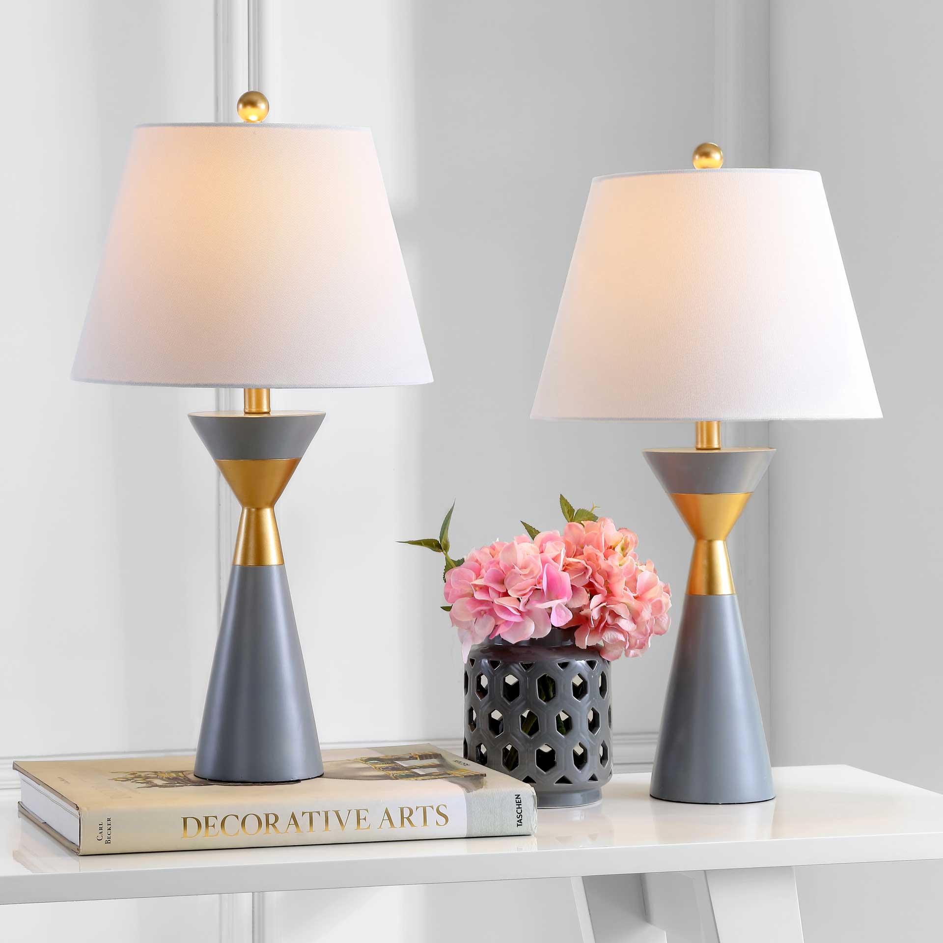 Lippa Table Lamp Gray/Gold (Set of 2) - Image 4
