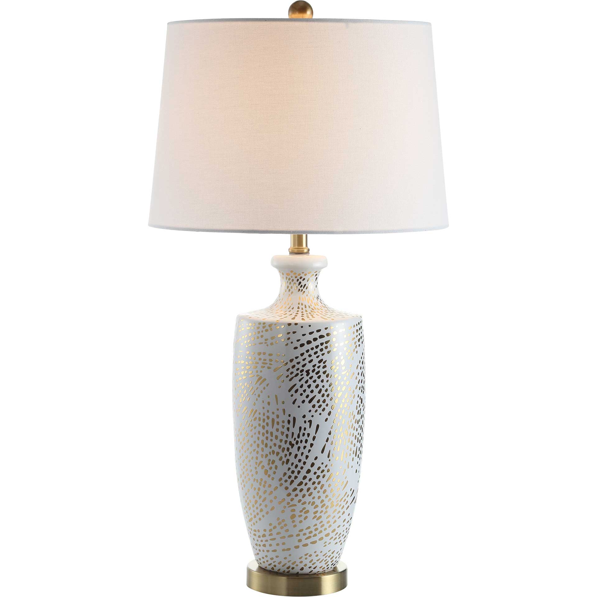 Lisa Table Lamp White/Gold - Image 2