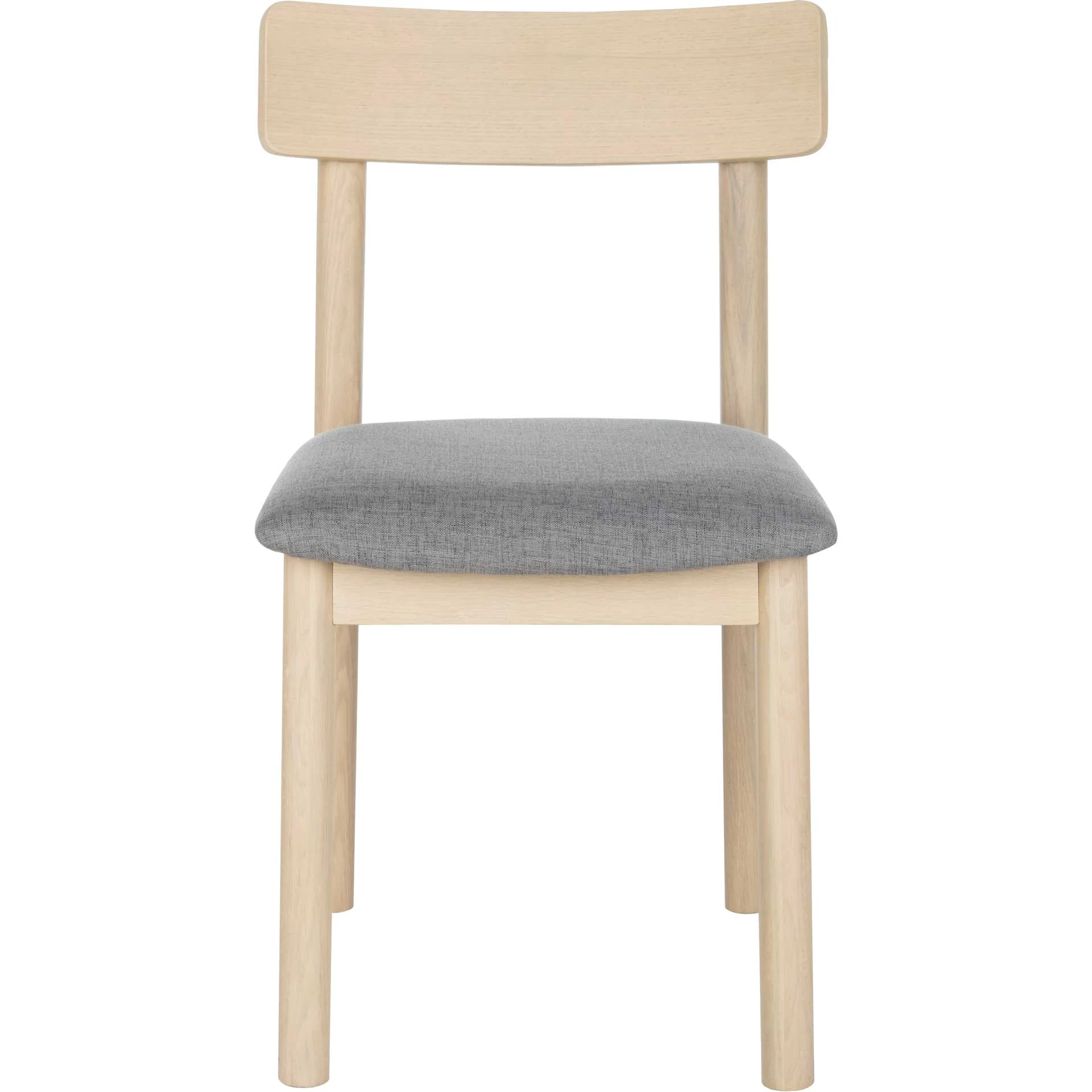 Lisbon Dining Chair White Oak/Gray (Set of 2) - Image 3