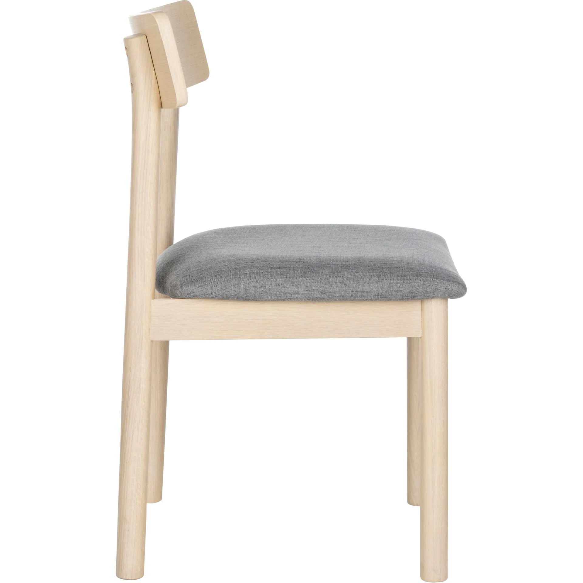 Lisbon Dining Chair White Oak/Gray (Set of 2) - Image 4