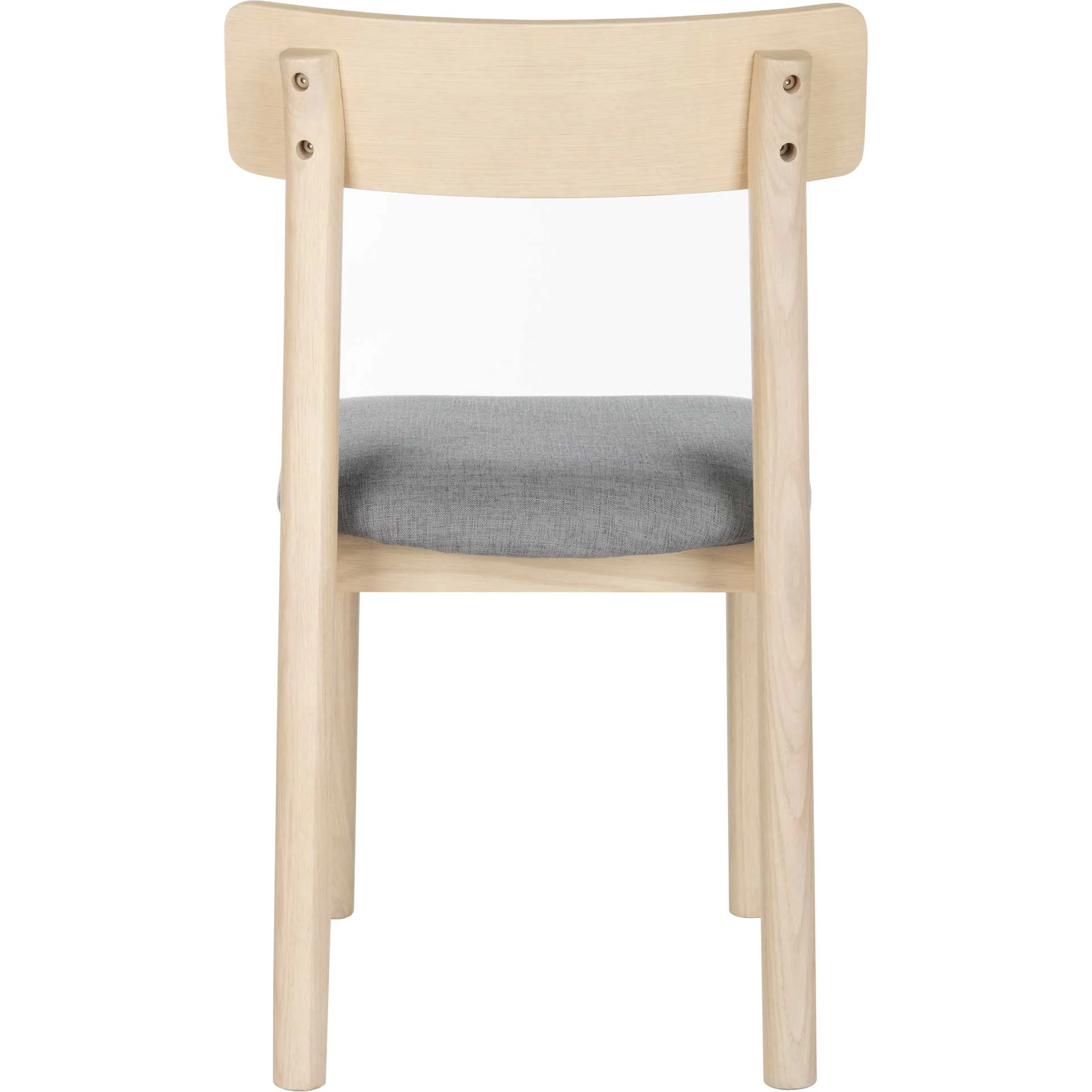 Lisbon Dining Chair White Oak/Gray (Set of 2) - Image 5