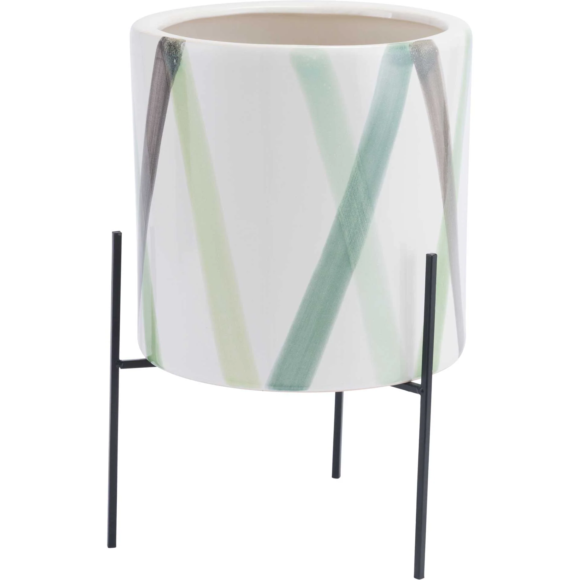 Litoral Planter Green/White - Image 2
