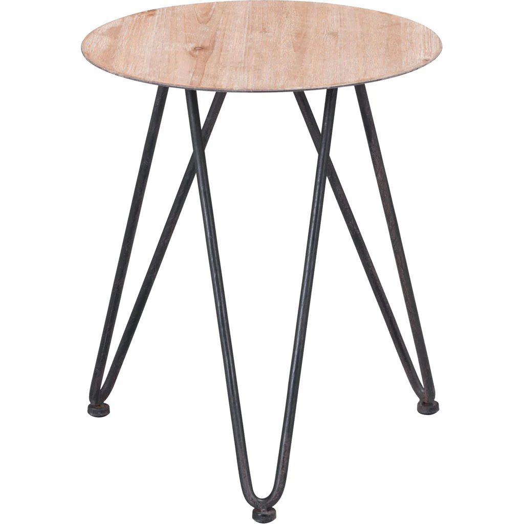 Livorno Side Table Distressed Natural - Image 2