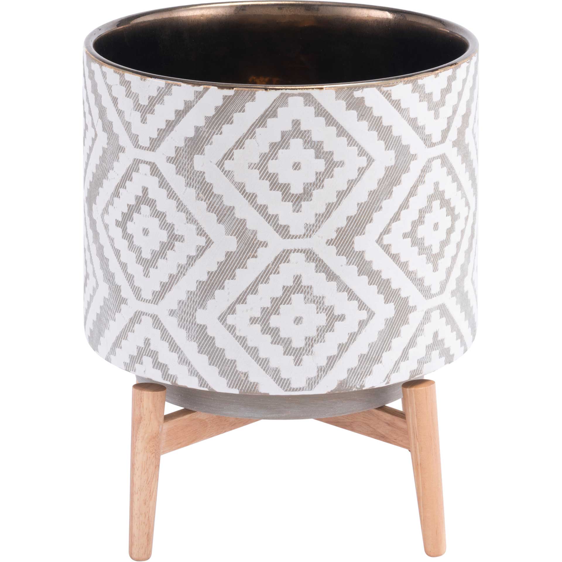 Llano Planter Gray/White - Image 2