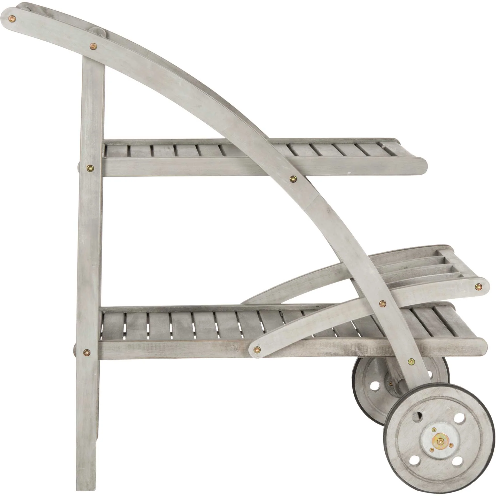 Lochsa Tea Cart Gray Wash/Beige - Image 2