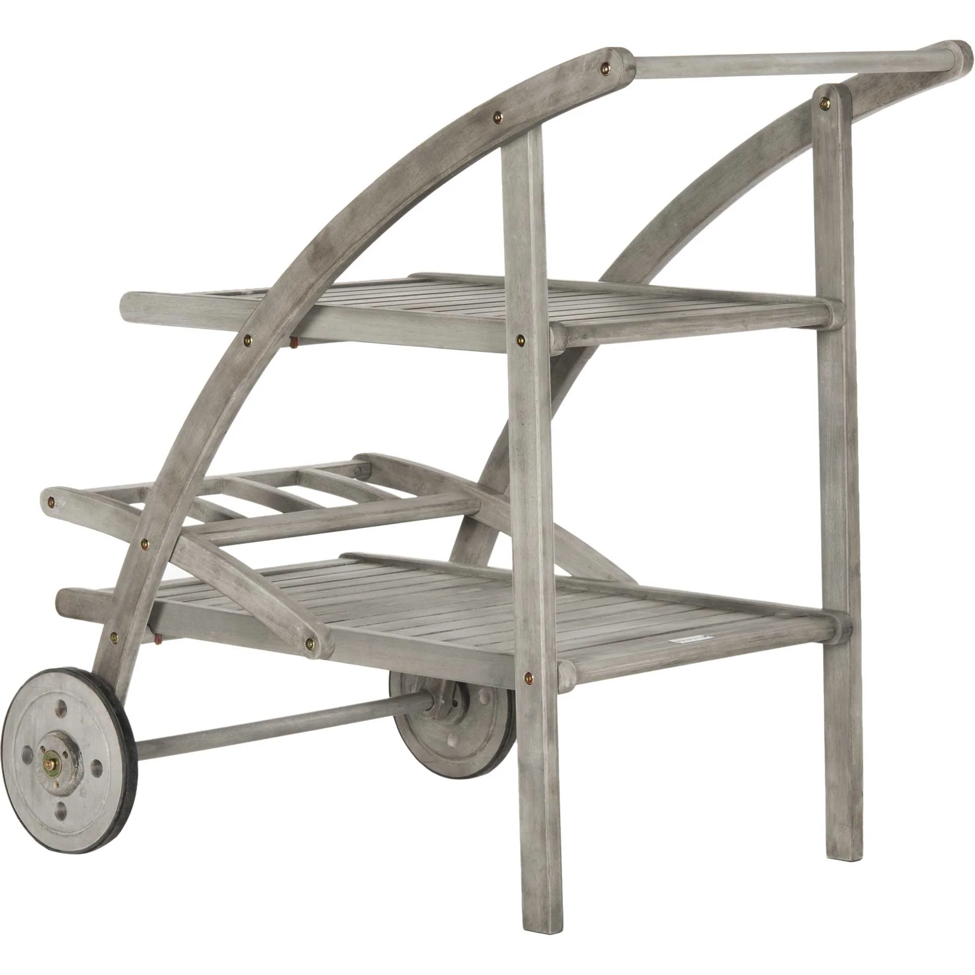 Lochsa Tea Cart Gray Wash/Beige - Image 3