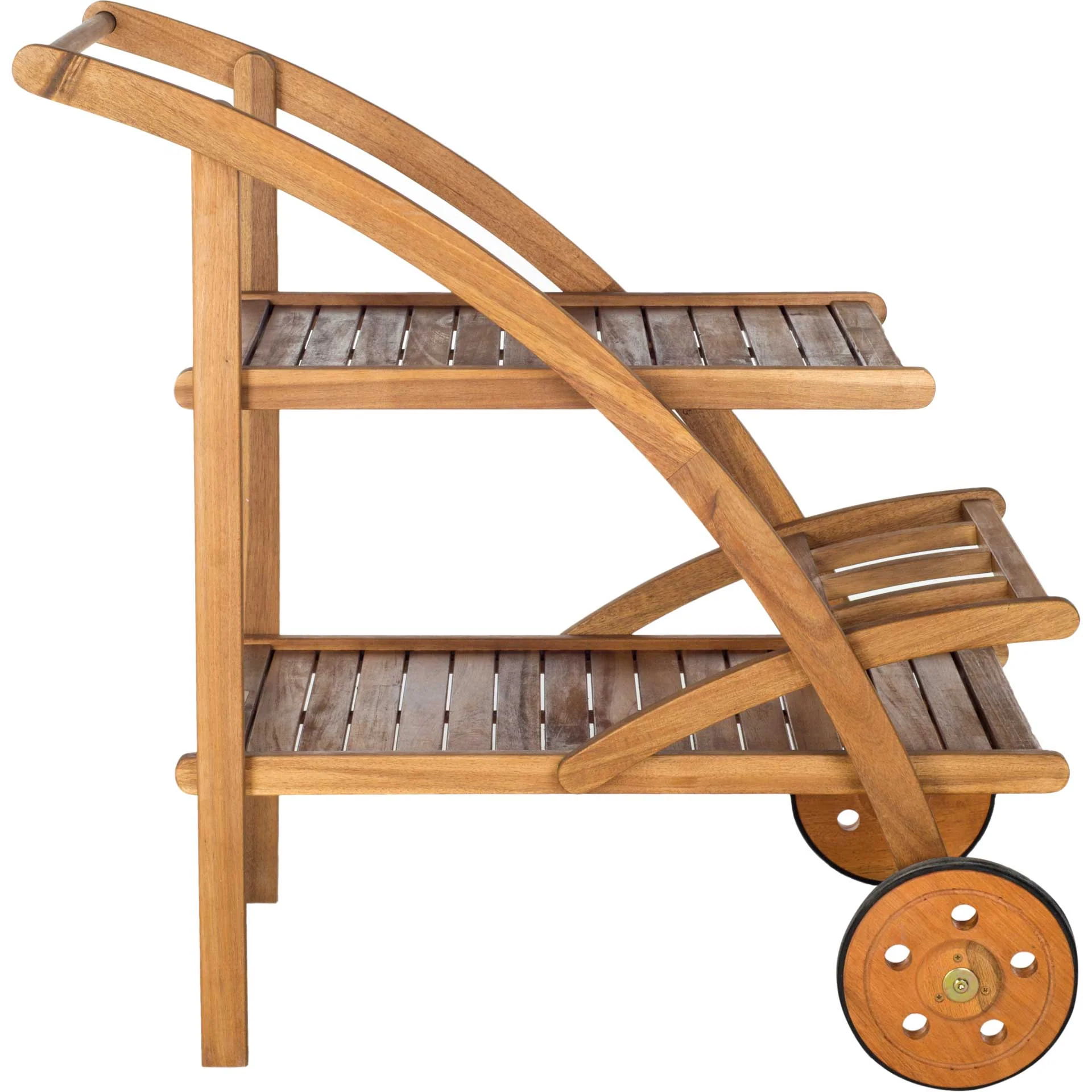 Lochsa Tea Cart Teak Look - Image 2