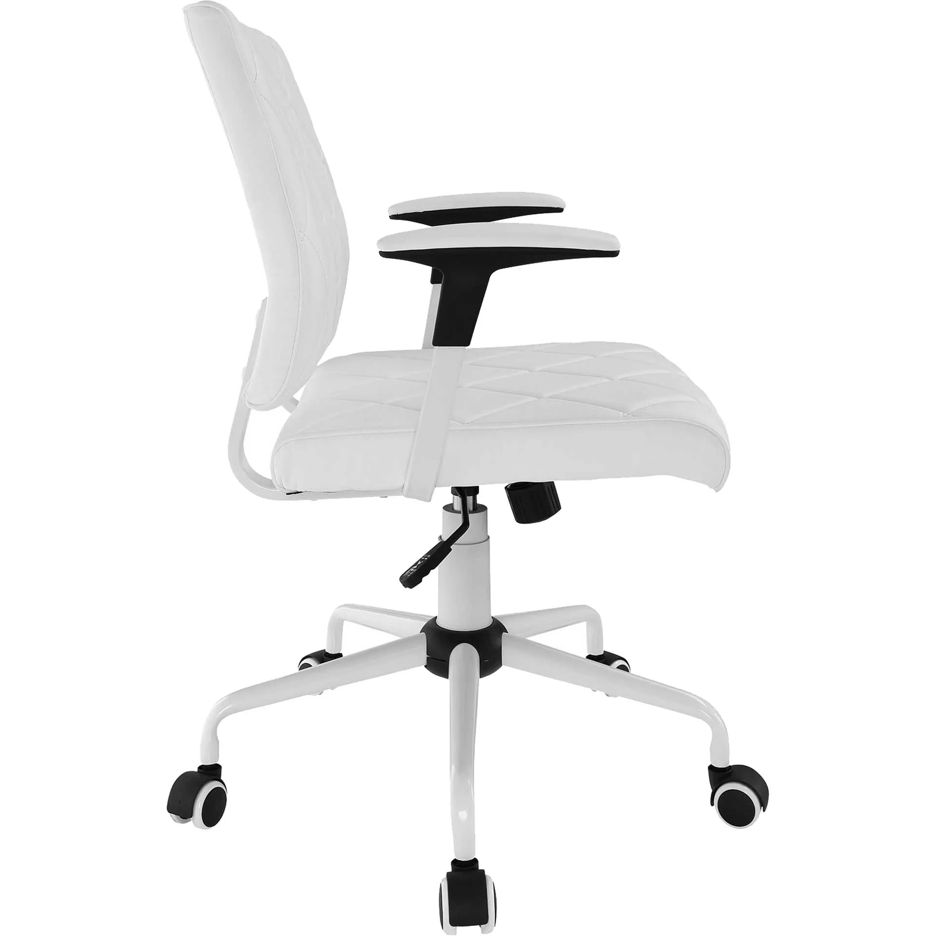 Lochsa Vinyl Office Chair White - Image 2