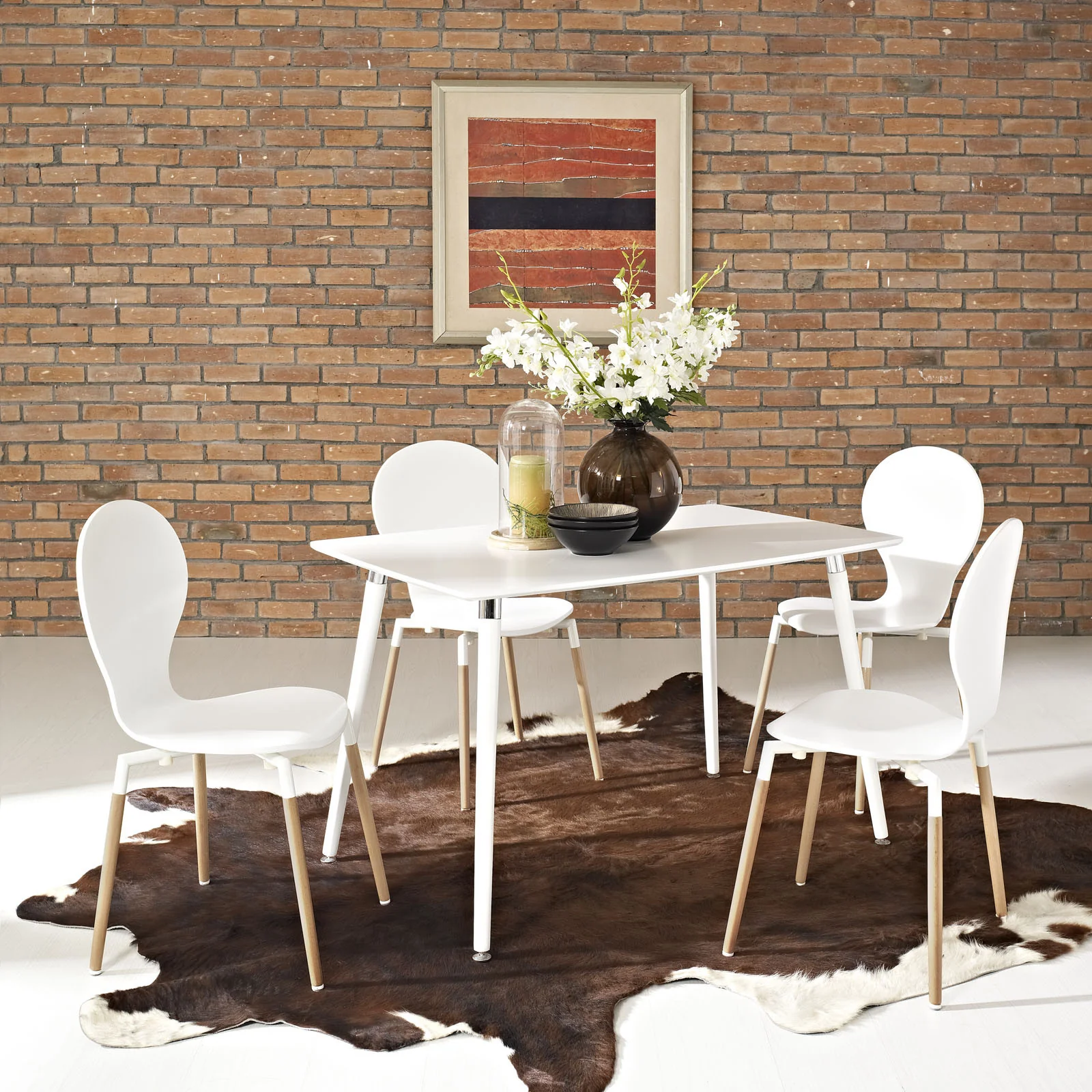 Locke Dining Table White - Image 4