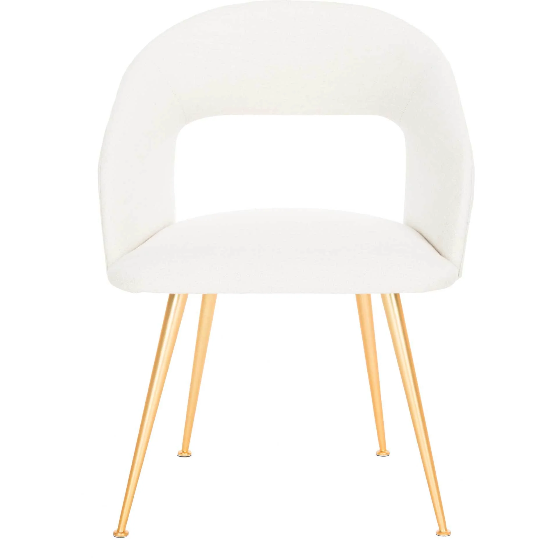 Lockwood Arm Chair Creme/Gold - Image 2