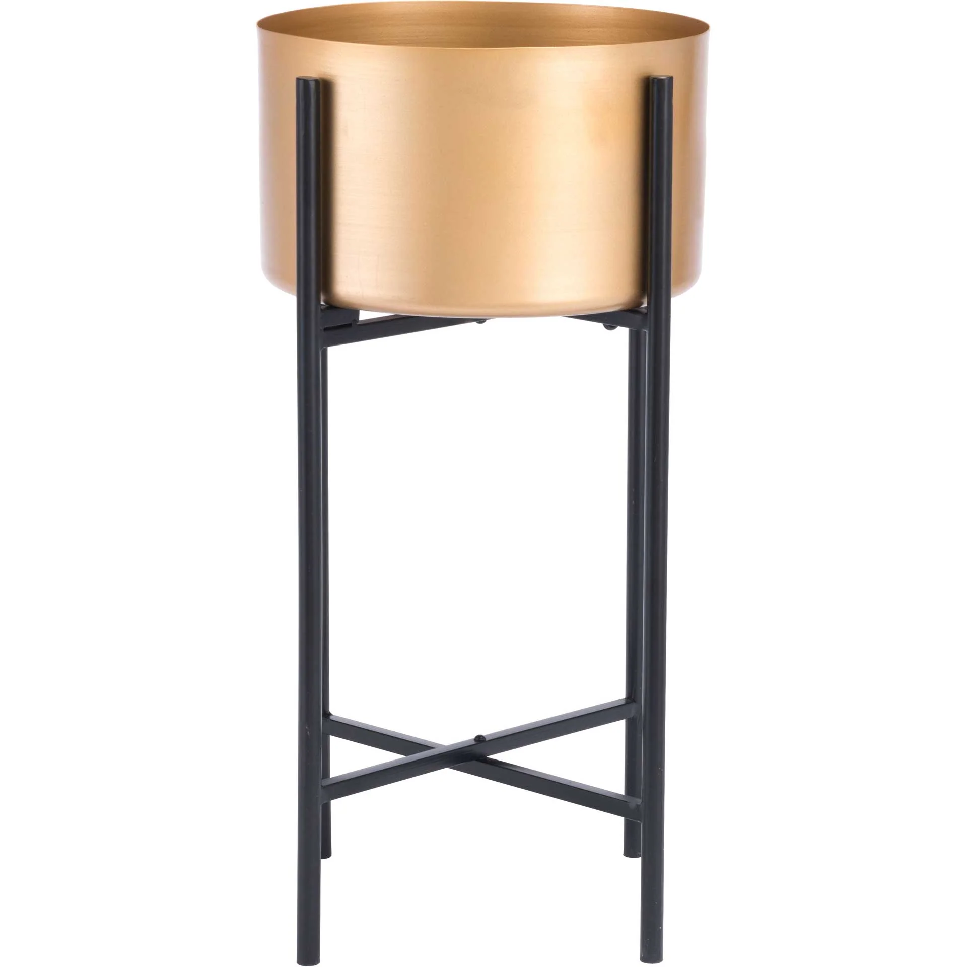 Loft Metal Planter Gold - Image 3