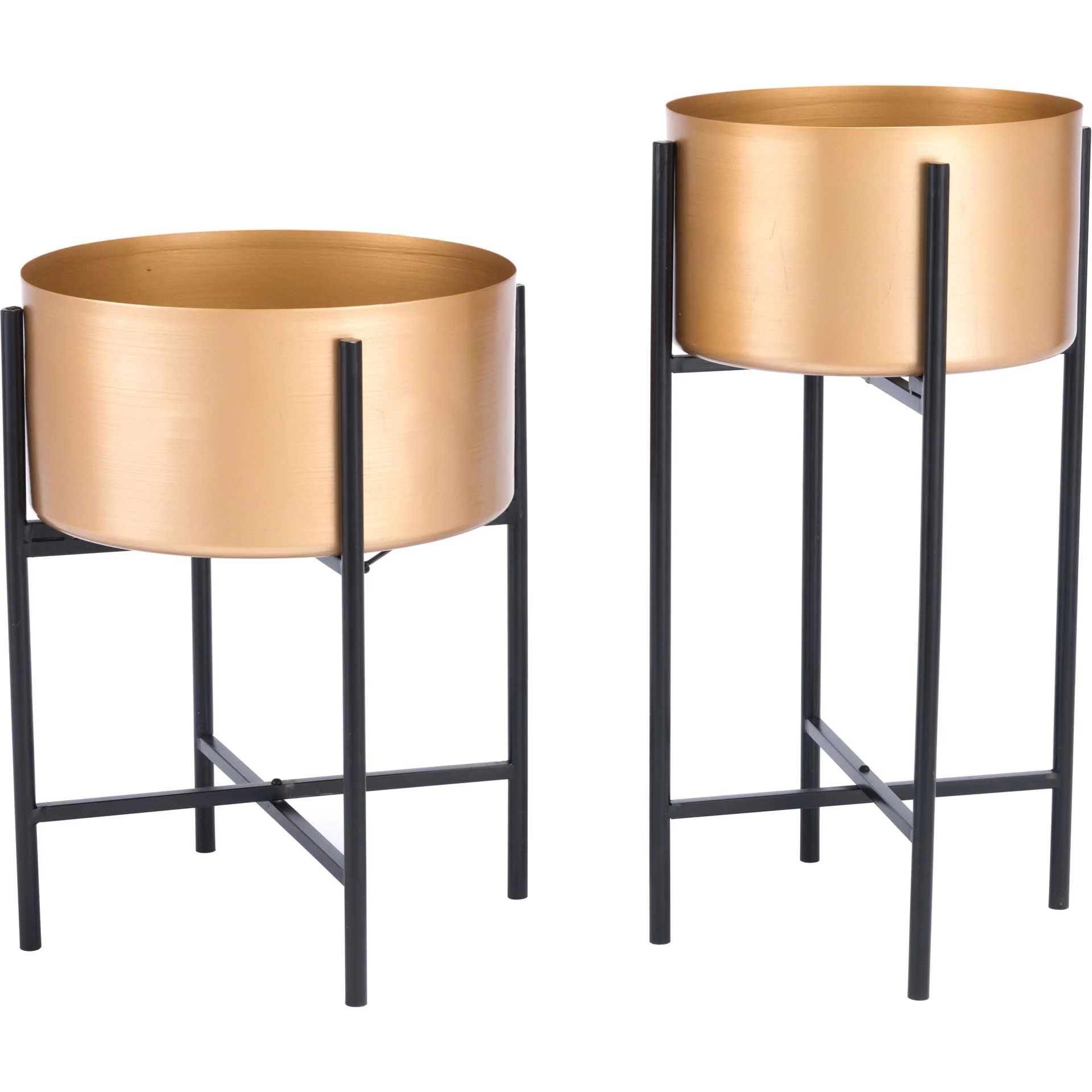 Loft Metal Planter Gold - Image 7