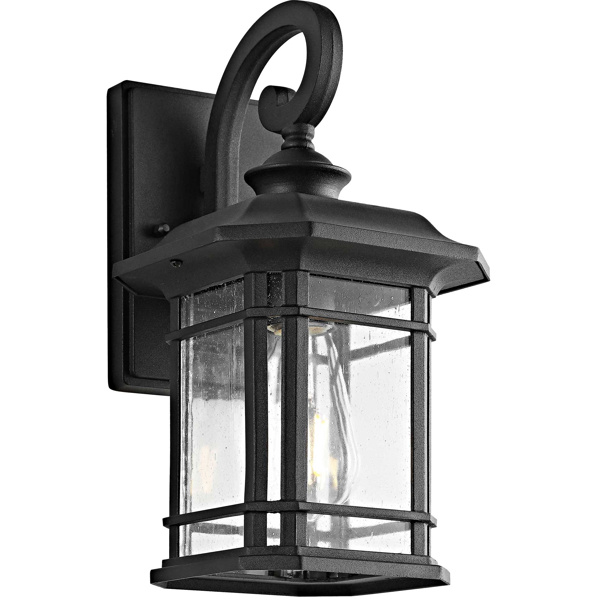 Loft Outdoor Wall Lantern Black - Image 2